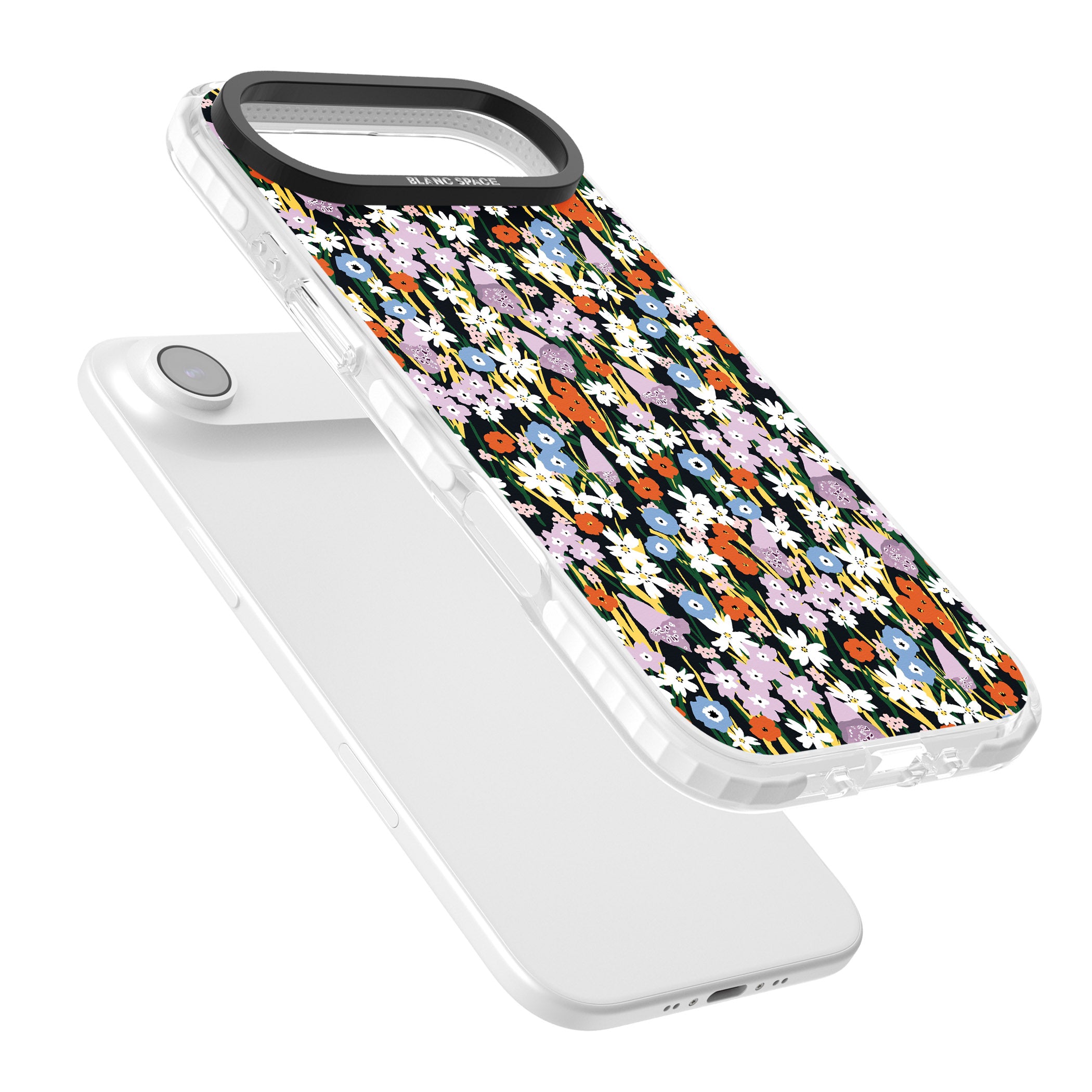 Energetic Floral Mix iPhone 17 Air Impact Pro Clear Phone Case Colours
