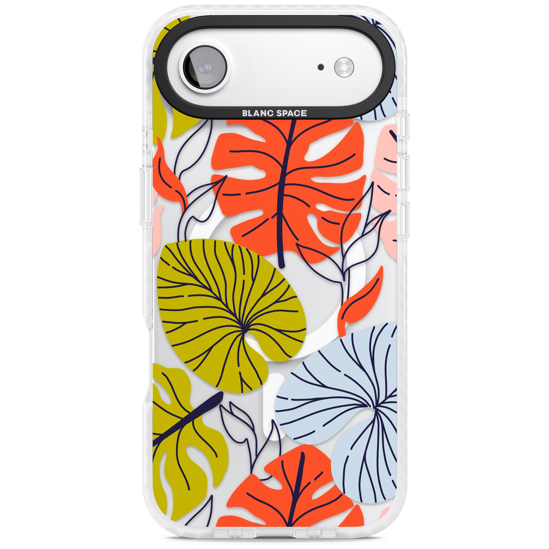 Retro Leaves iPhone 17 Air Impact Pro Clear Phone Case