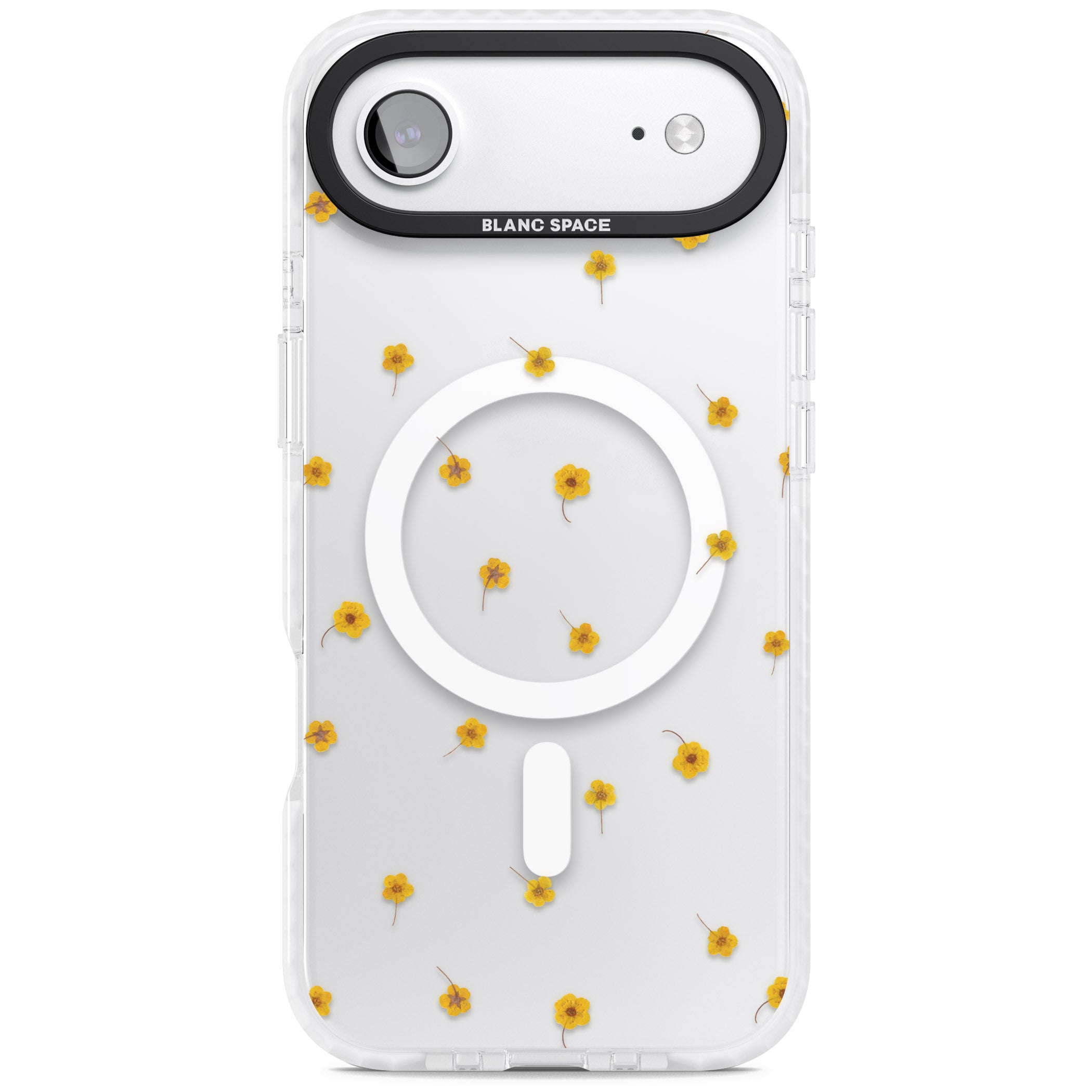 Sunny Scatter Flower iPhone 17 Air Impact Pro Clear Phone Case