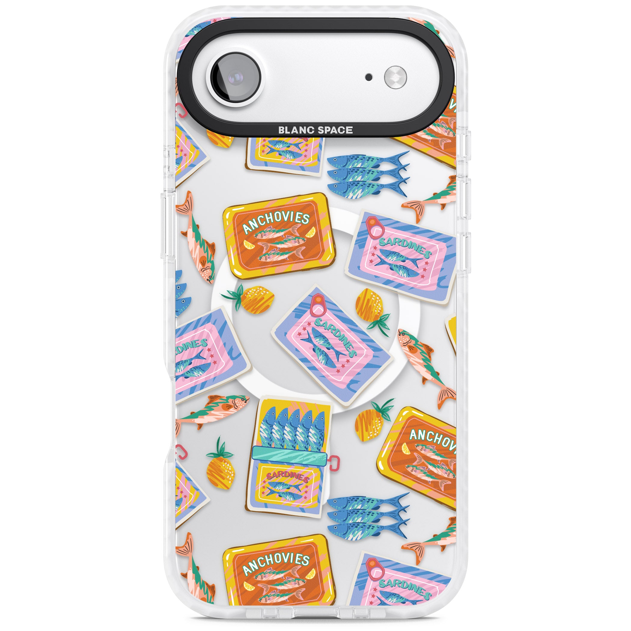 Sardines & Anchovies iPhone 17 Air Impact Pro Clear Phone Case