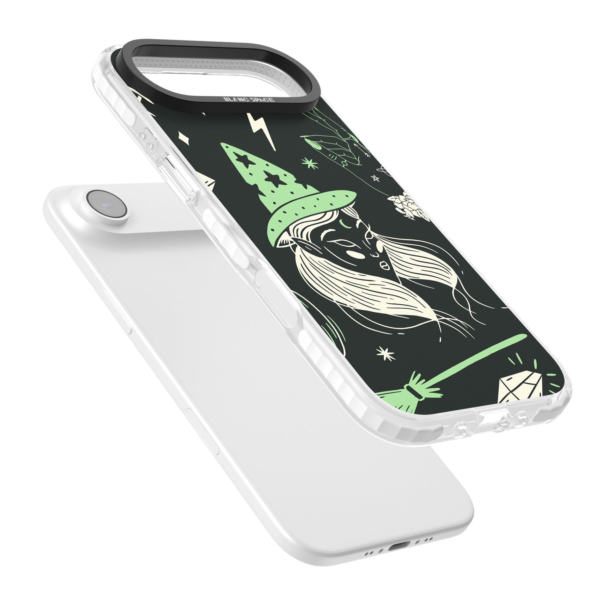 Astrology Witch Pattern iPhone 17 Air Impact Pro Clear Phone Case Colours