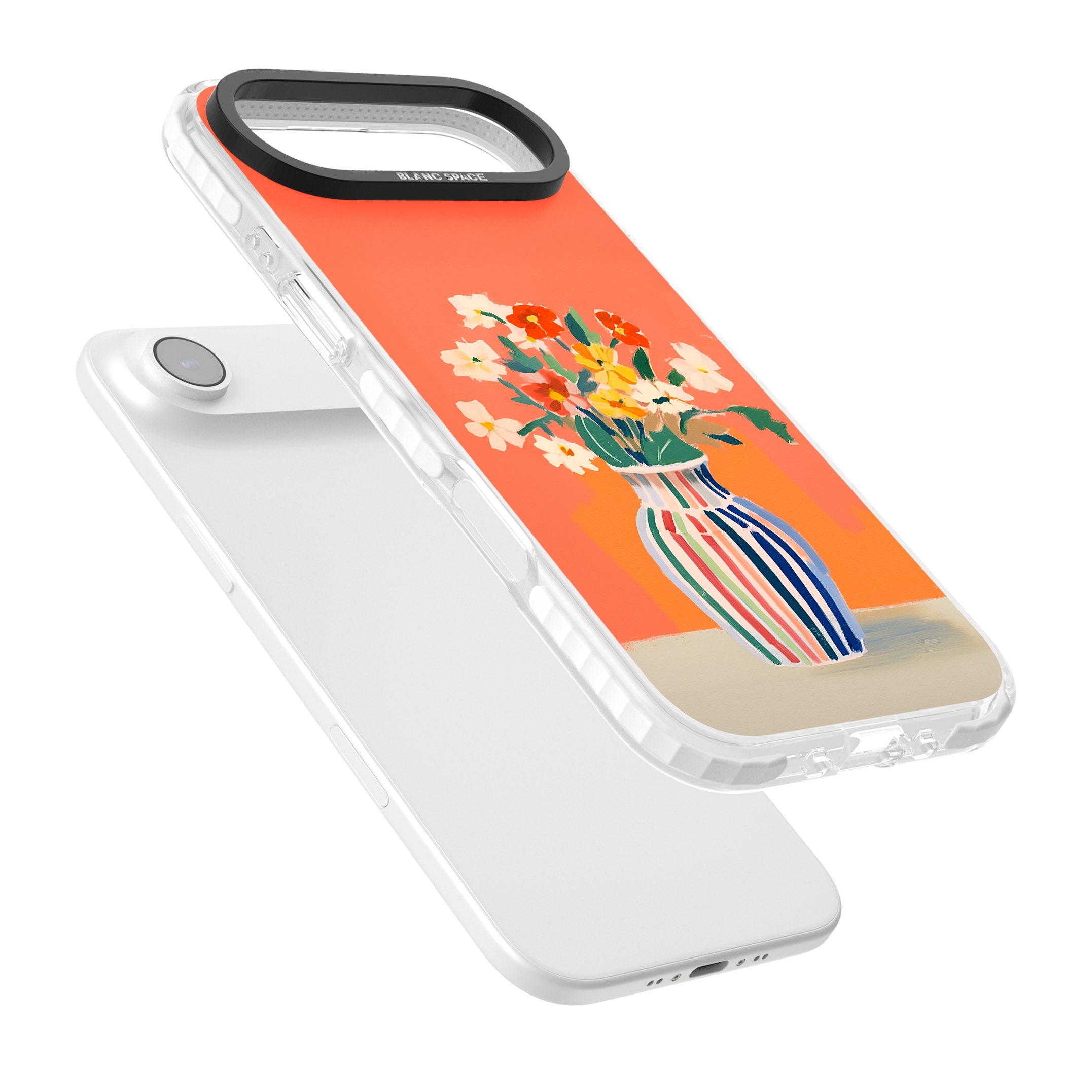 Coral Flower Vase iPhone 17 Air Impact Pro Clear Phone Case Colours