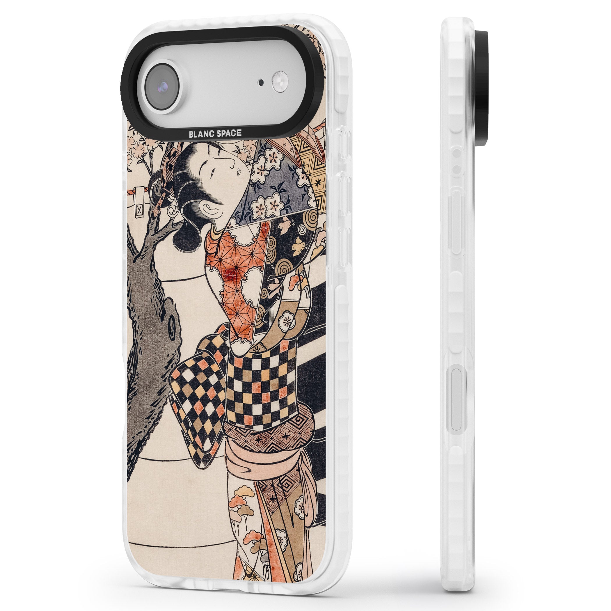 Vintage Japan iPhone 17 Air Impact Pro Clear Phone Case Side Profile