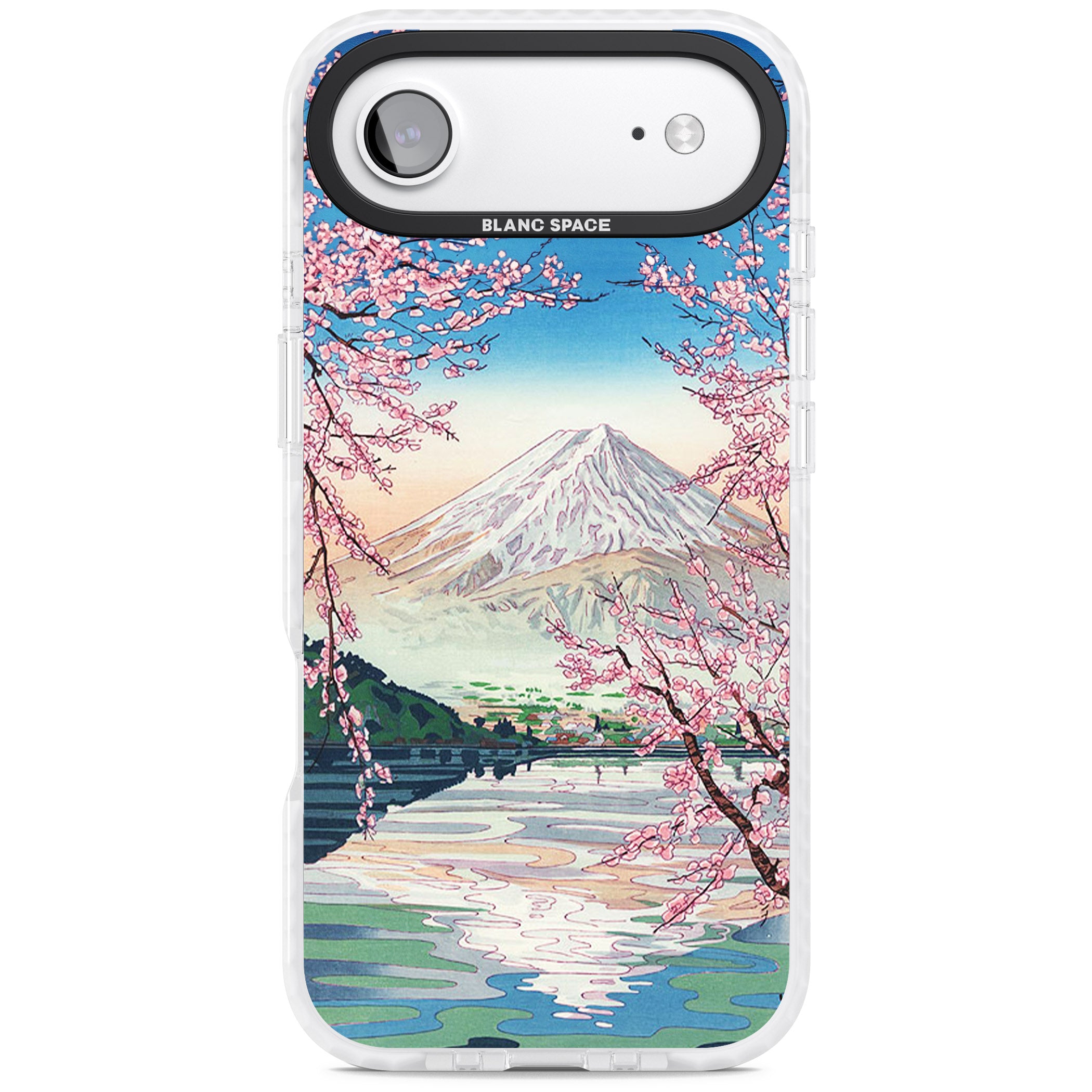 Mt Fuji From Lake Kawaguchi iPhone 17 Air Impact Pro Clear Phone Case
