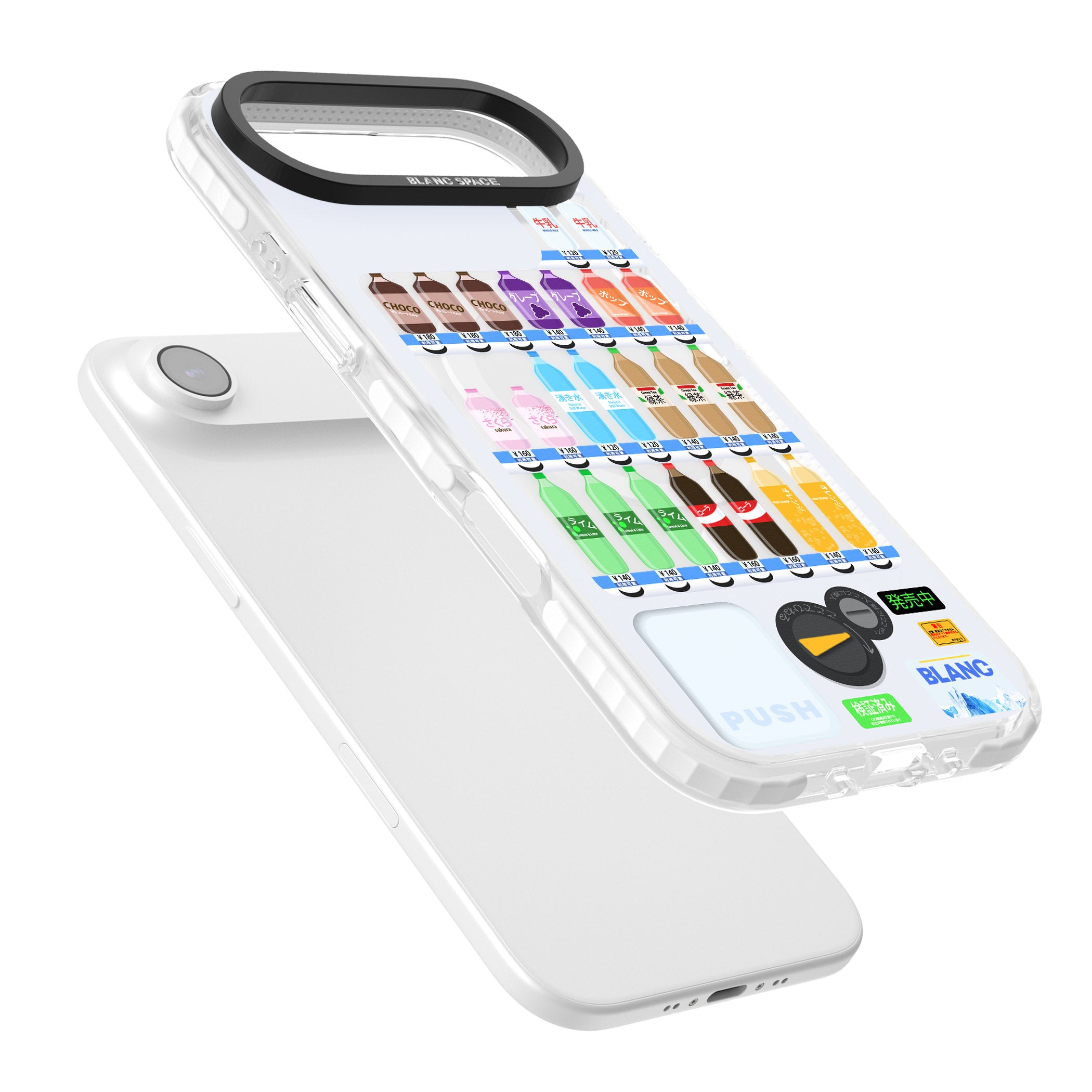 Japanese Vending Machine iPhone 17 Air Impact Pro Clear Phone Case Colours