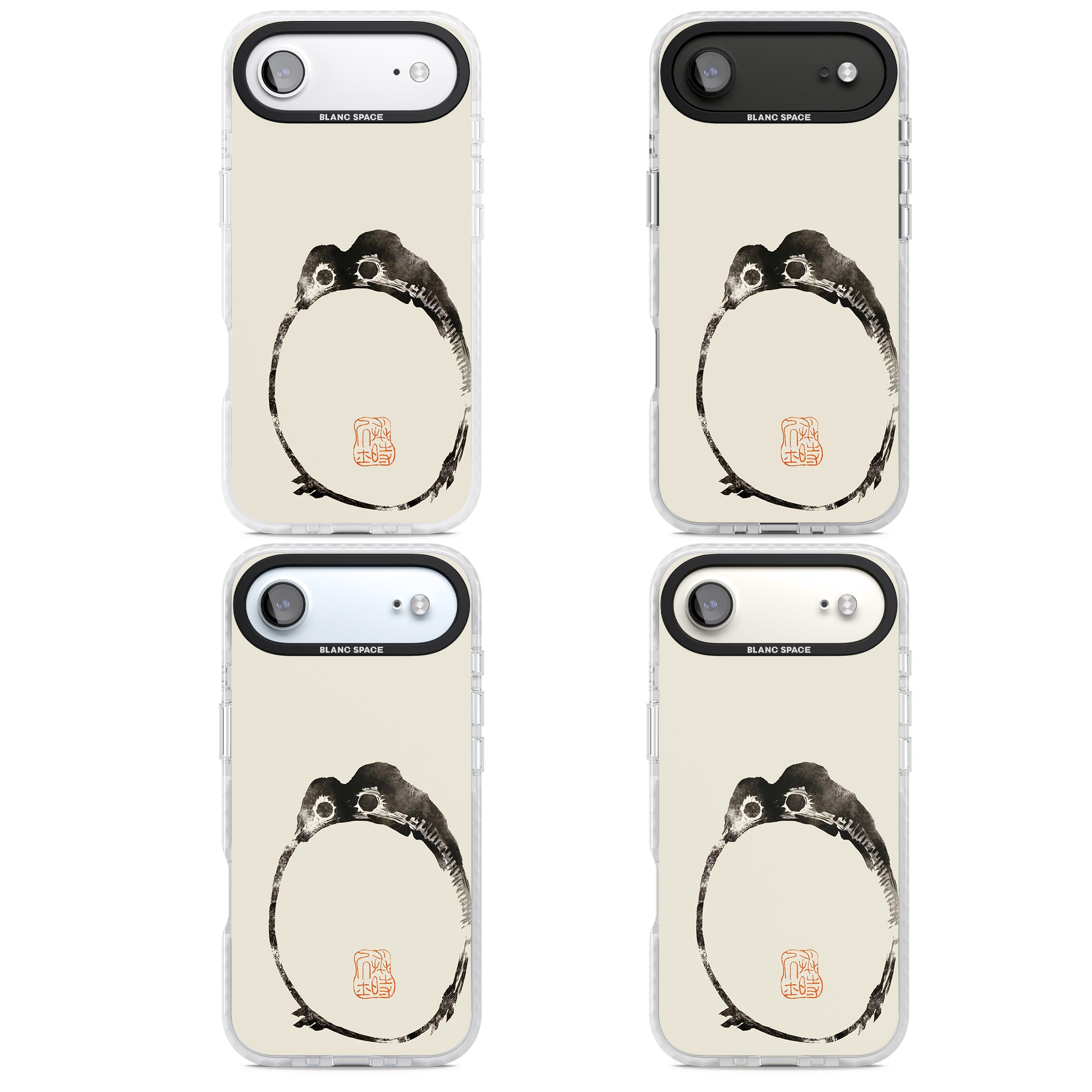 Matsumoto Hoji Round Frog iPhone 17 Air Impact Pro Clear Phone Case APT Impact Protection