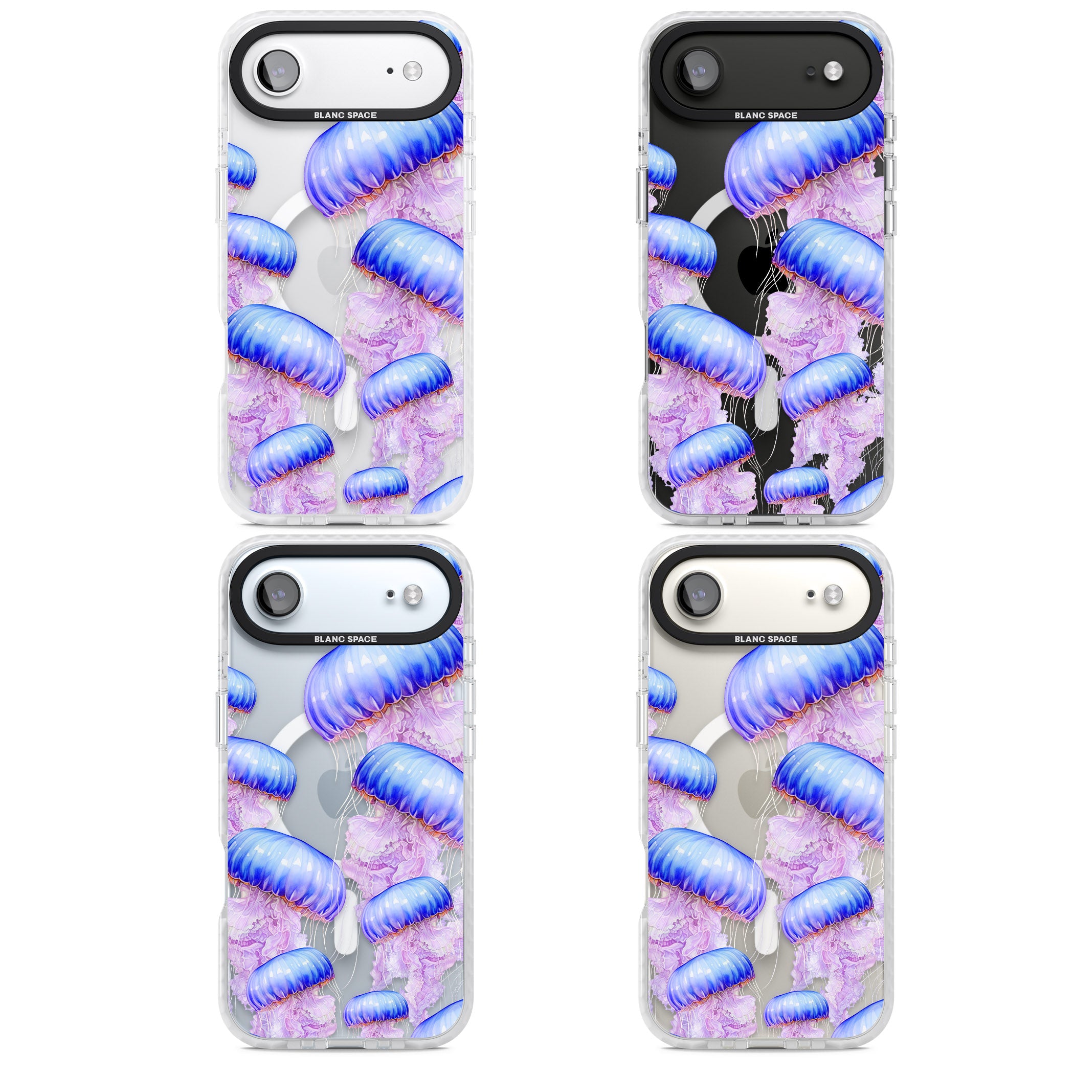 Jellyfish iPhone 17 Air Impact Pro Clear Phone Case APT Impact Protection