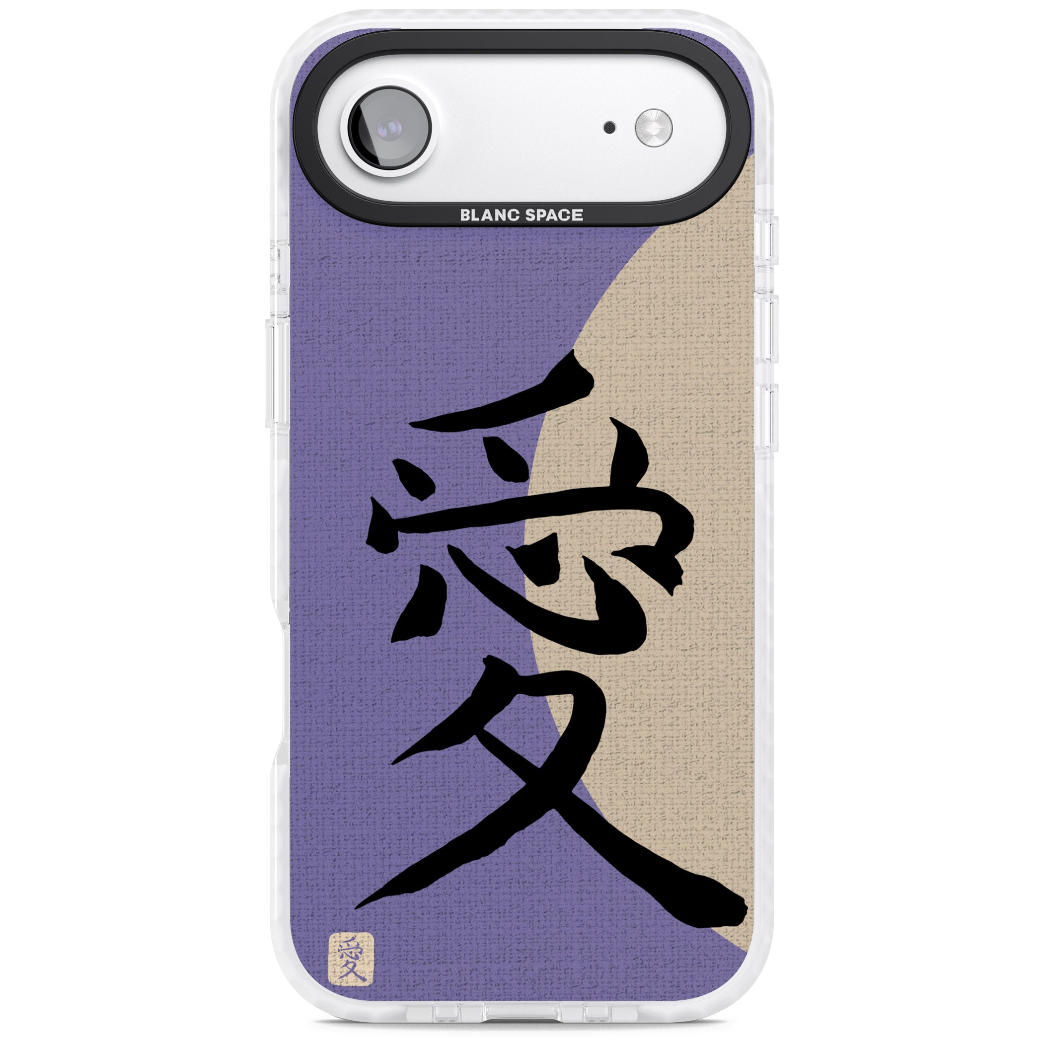 Vintage Japanese Kanji Love iPhone 17 Air Impact Pro Clear Phone Case