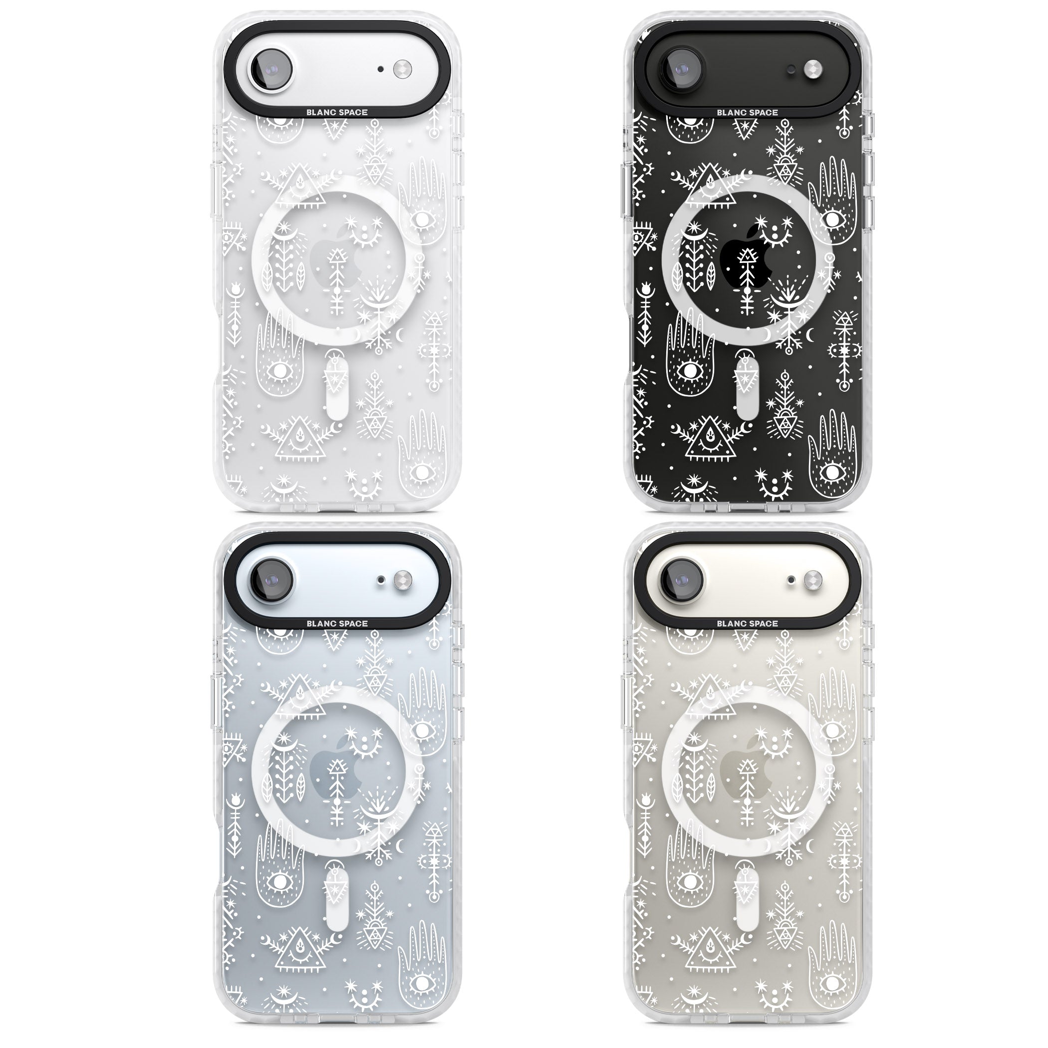 Mystic Symbols iPhone 17 Air Impact Pro Clear Phone Case APT Impact Protection