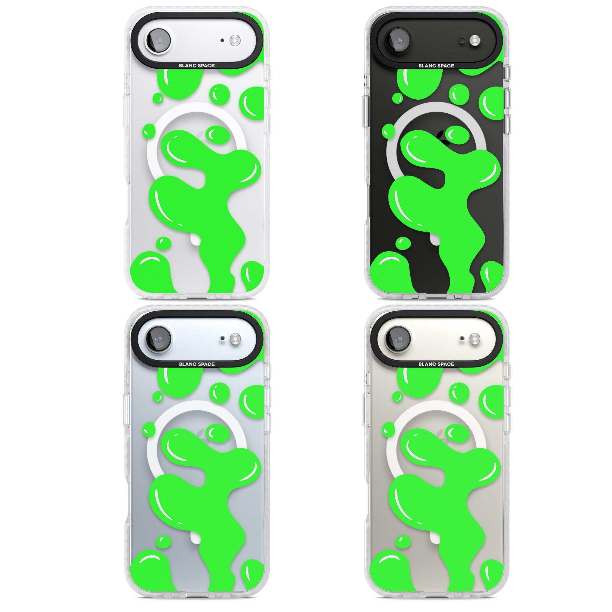 Green Lava Lamp iPhone 17 Air Impact Pro Clear Phone Case APT Impact Protection