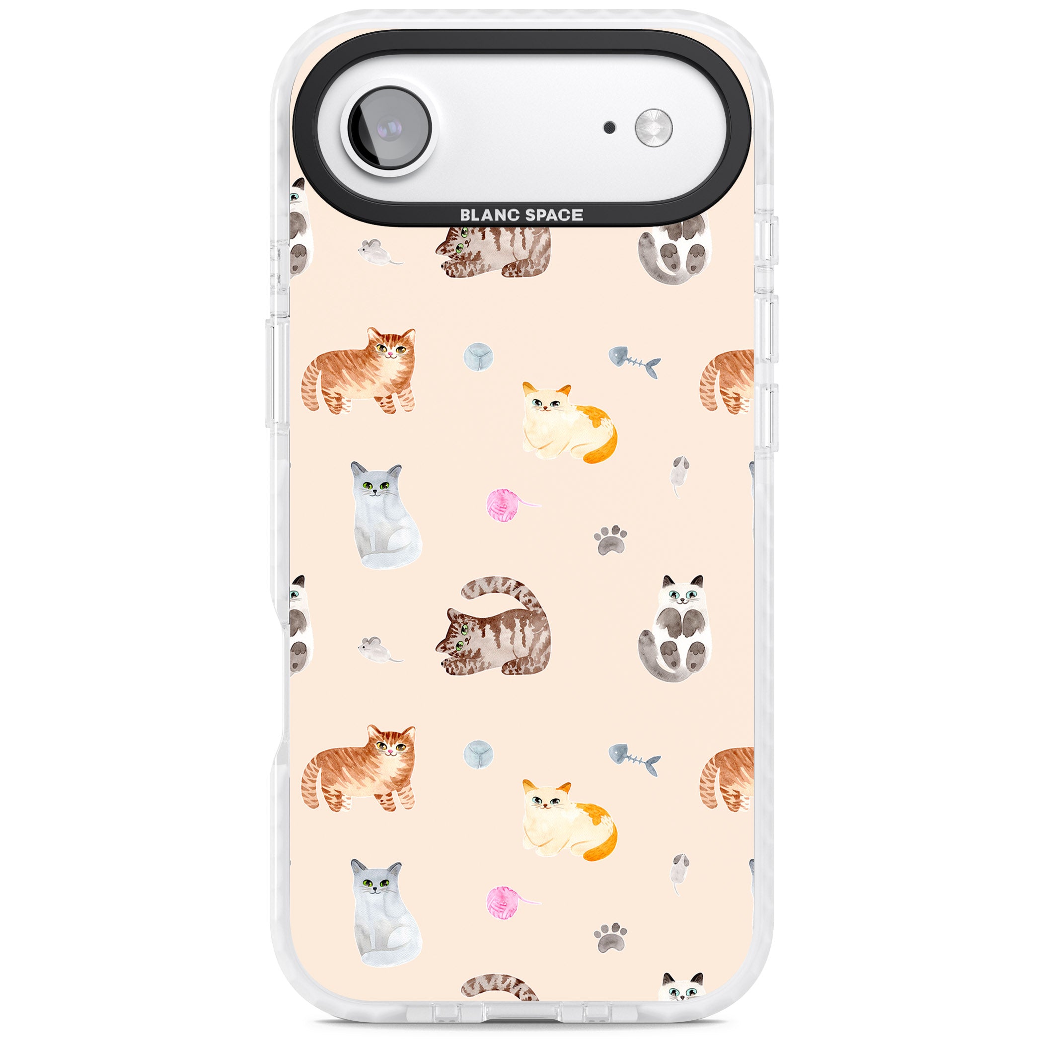 Cat Playground iPhone 17 Air Impact Pro Clear Phone Case