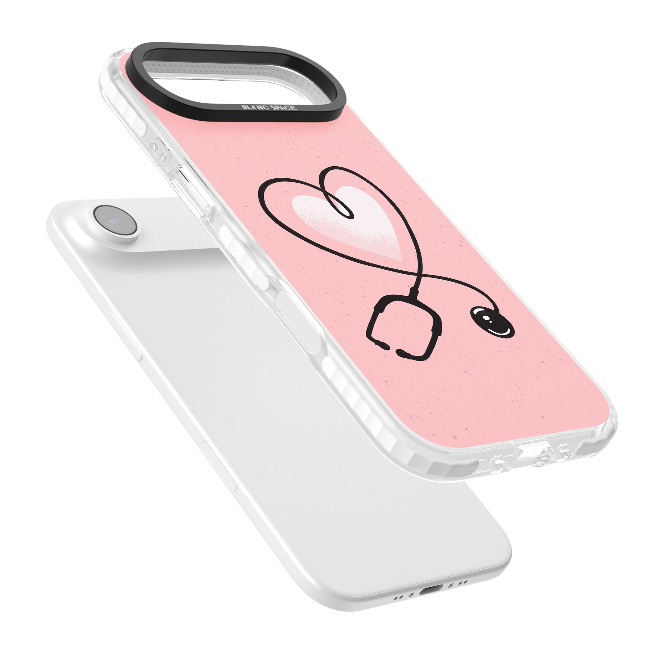 Stethoscope Heart iPhone 17 Air Impact Pro Clear Phone Case Colours
