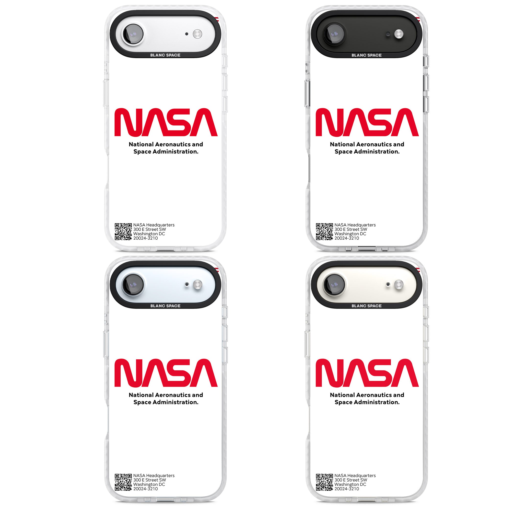 Nasa The Worm iPhone 17 Air Impact Pro Clear Phone Case APT Impact Protection