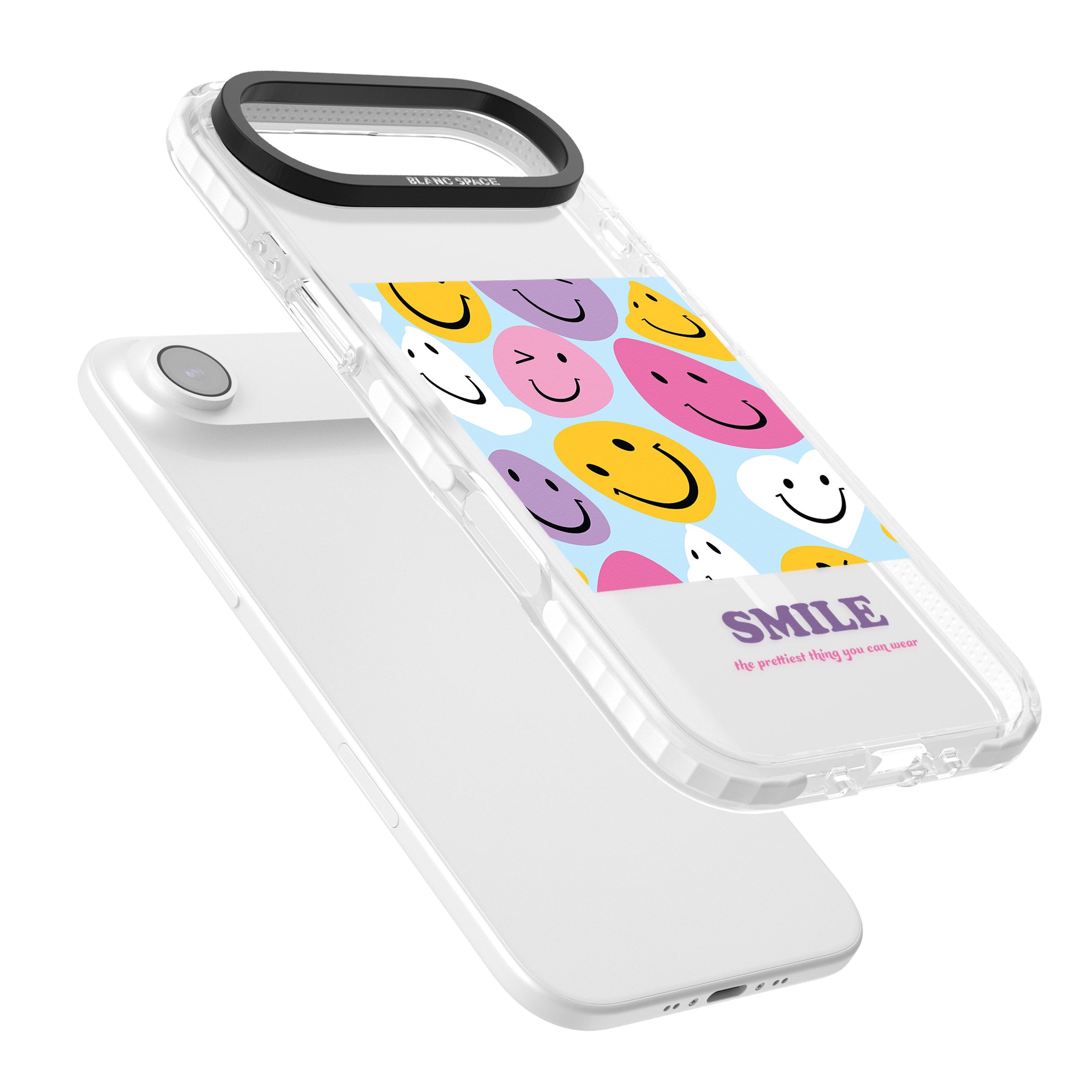 A Smile iPhone 17 Air Impact Pro Clear Phone Case Colours