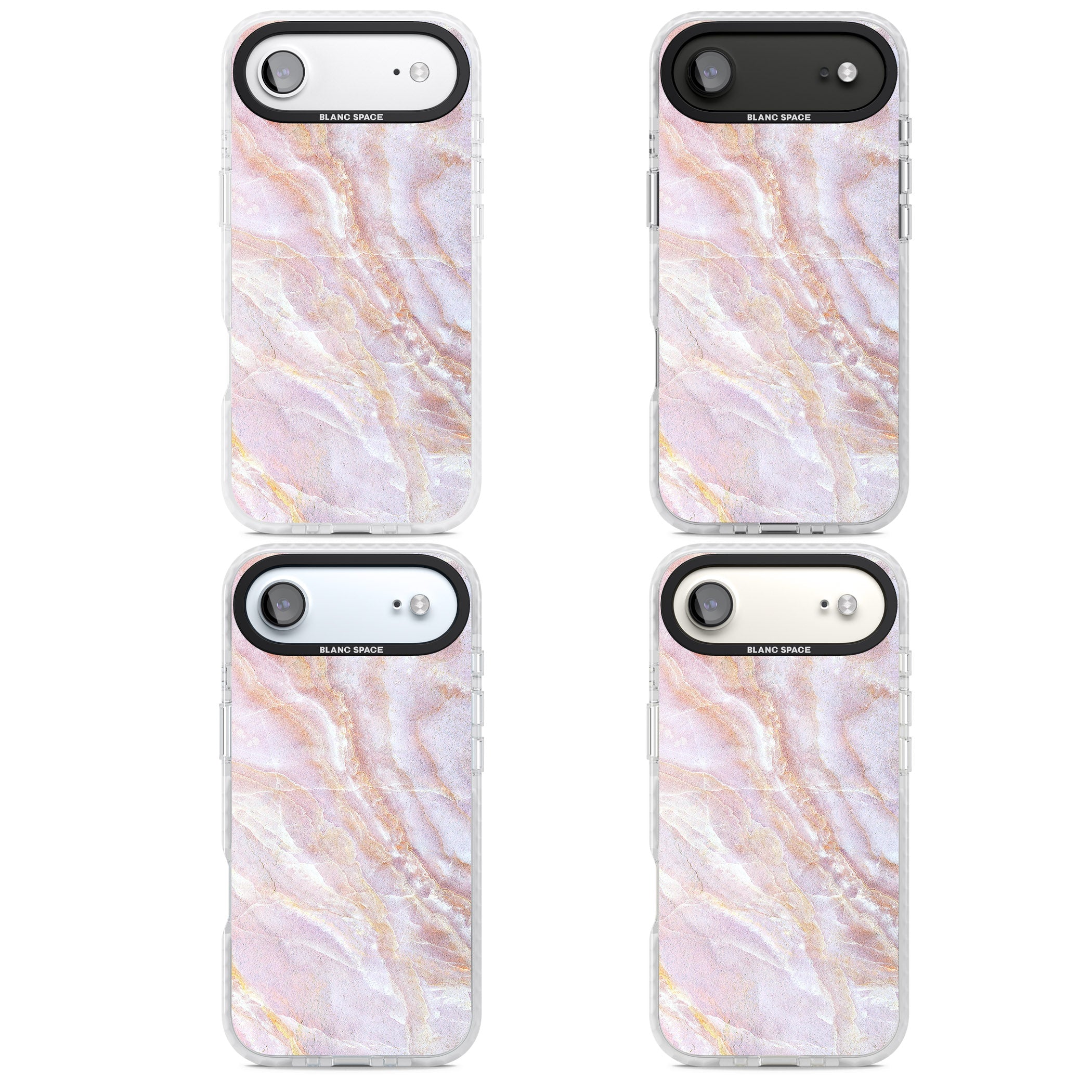 Soft Onyx Blush iPhone 17 Air Impact Pro Clear Phone Case APT Impact Protection