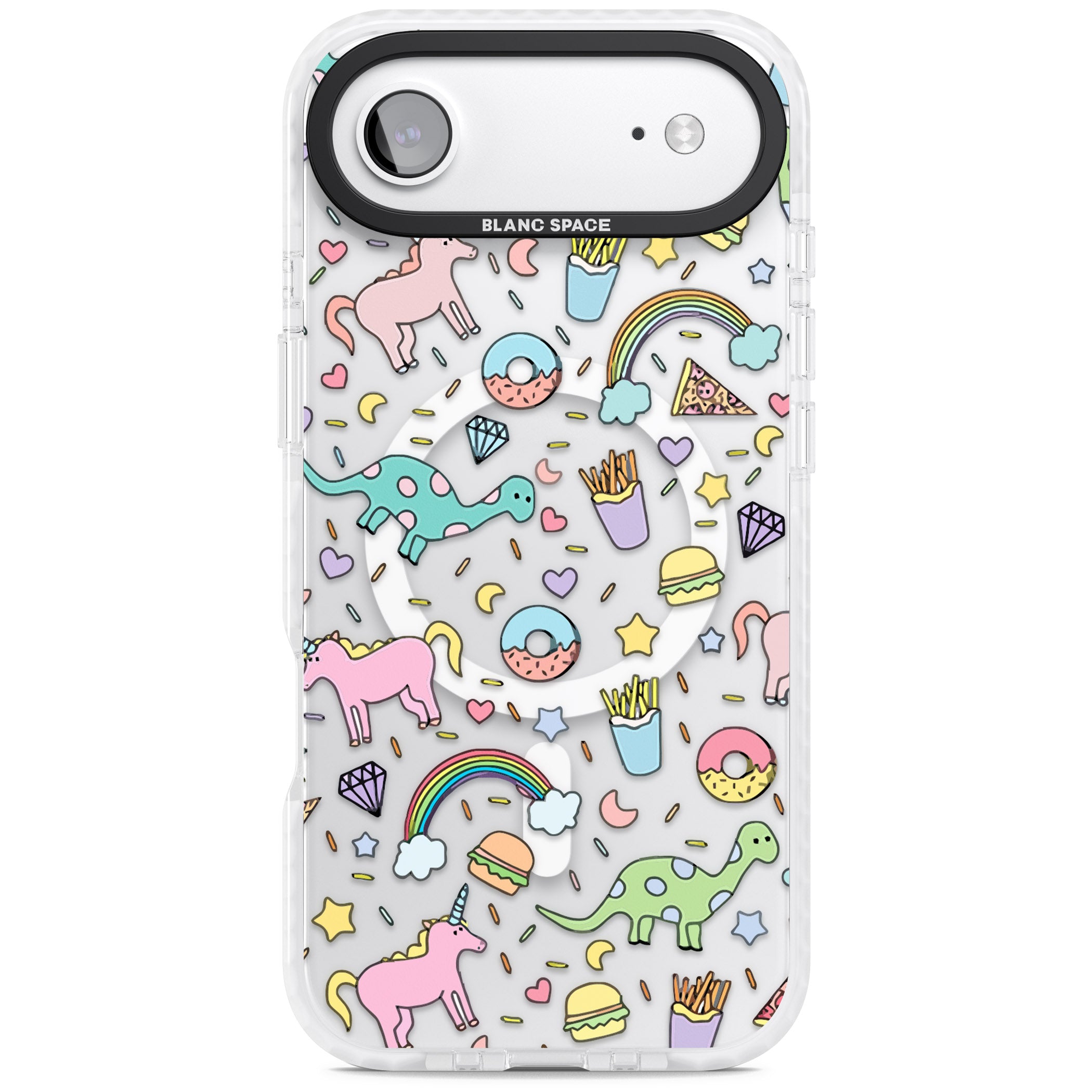 Cute Pattern iPhone 17 Air Impact Pro Clear Phone Case