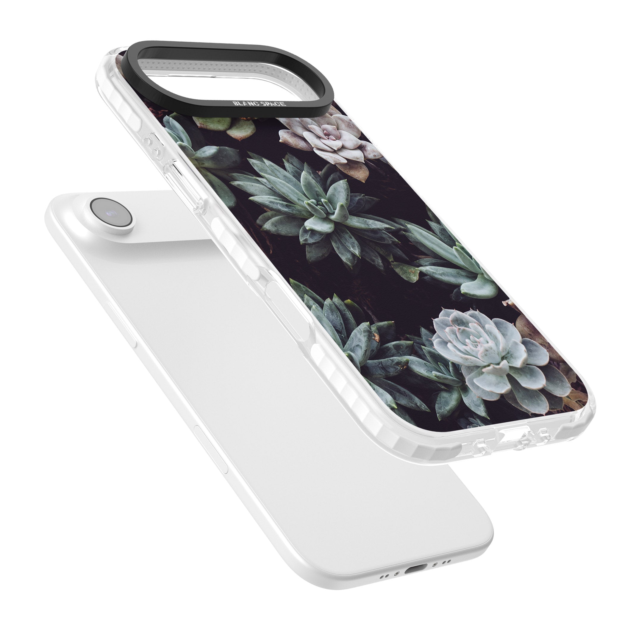 Succulent Bloom Mixed iPhone 17 Air Impact Pro Clear Phone Case Colours
