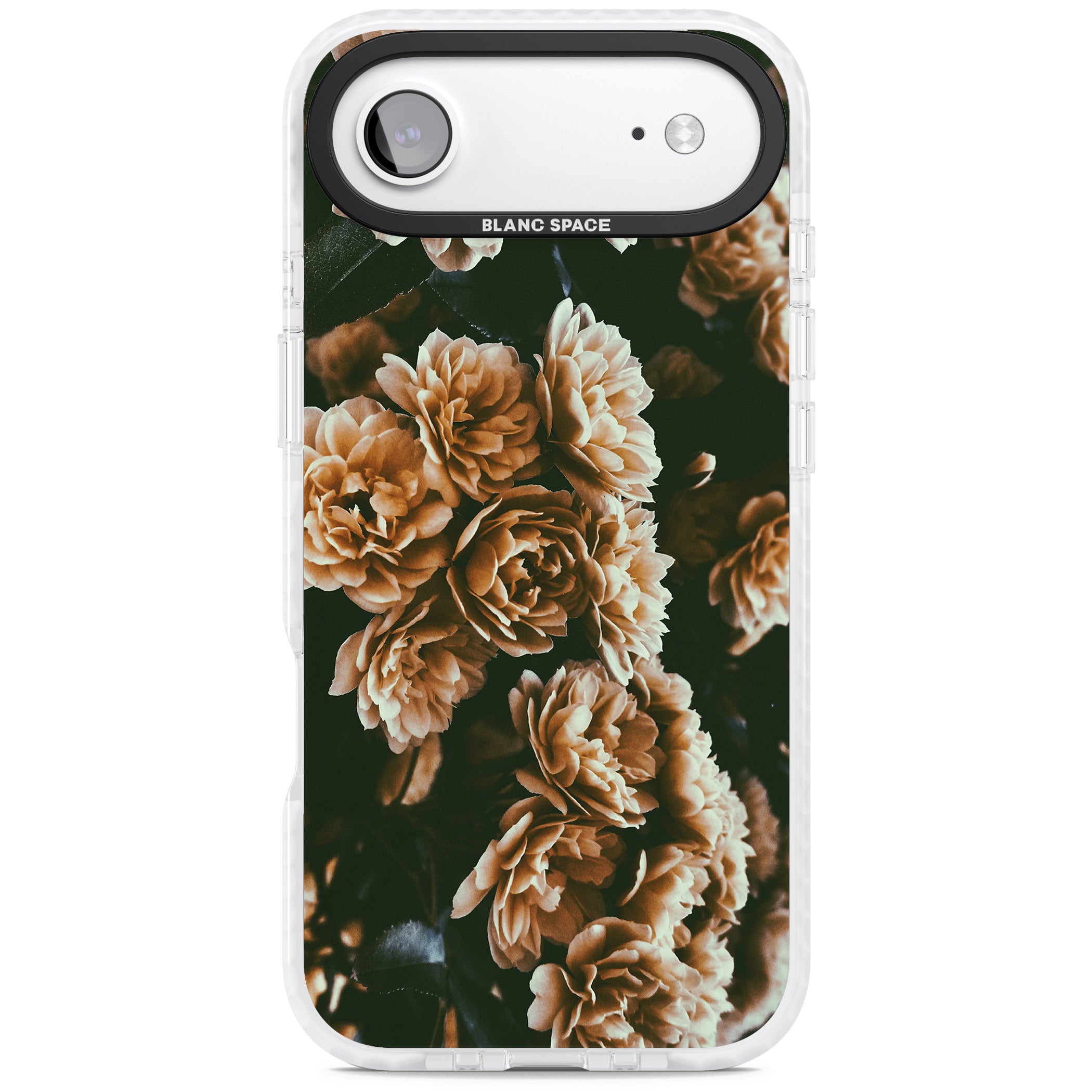 Moody Peony iPhone 17 Air Impact Pro Clear Phone Case