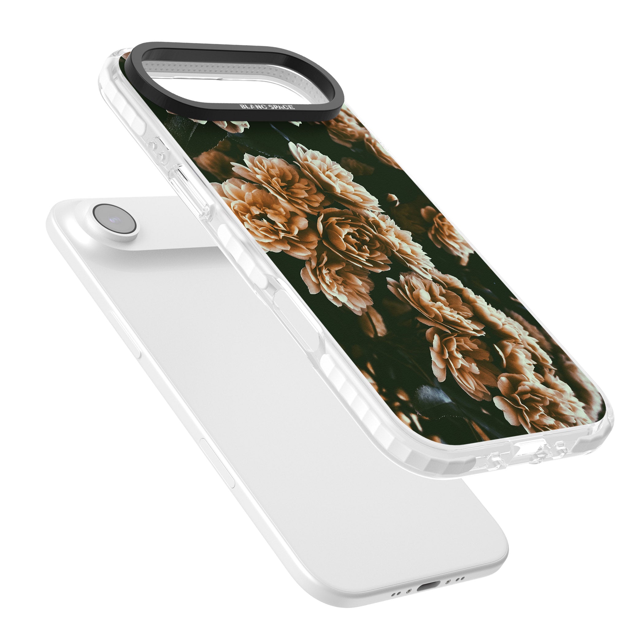 Moody Peony iPhone 17 Air Impact Pro Clear Phone Case Colours