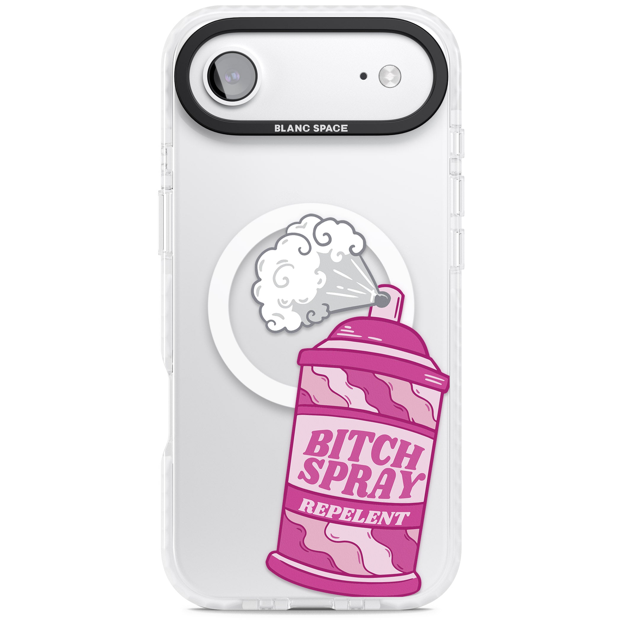 B*Tch Spray iPhone 17 Air Impact Pro Clear Phone Case