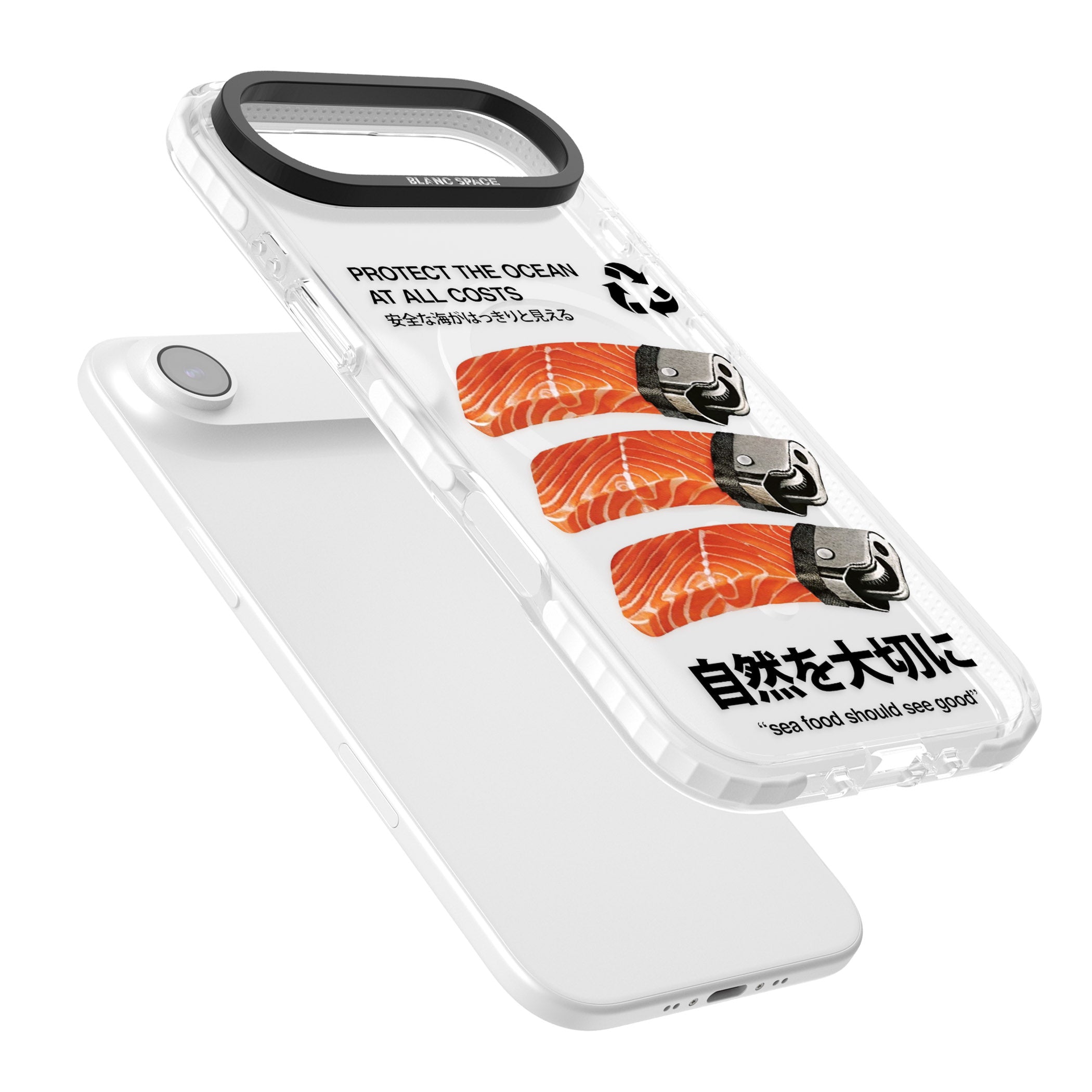 Protect The Ocean iPhone 17 Air Impact Pro Clear Phone Case Colours