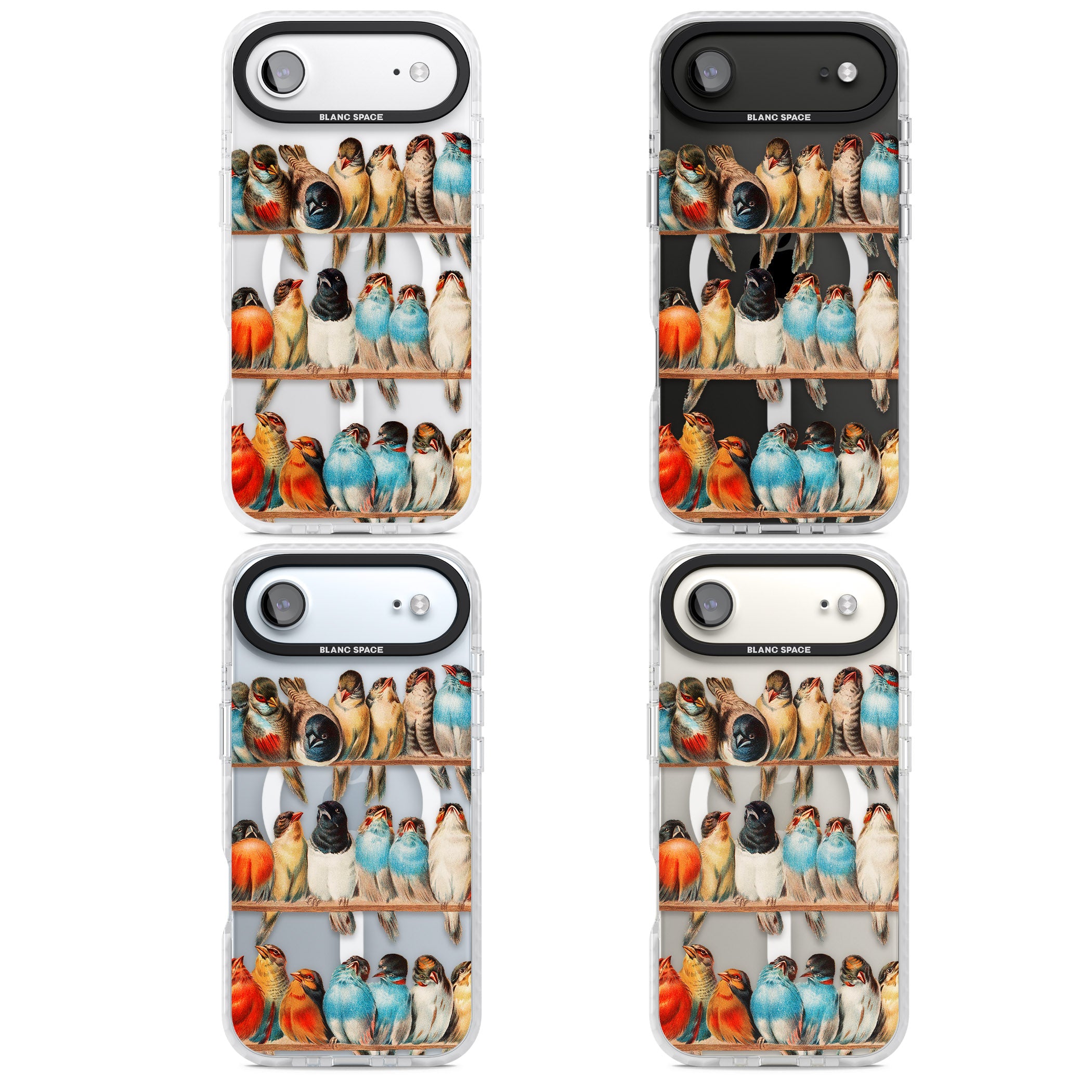A Perch Of Birds iPhone 17 Air Impact Pro Clear Phone Case APT Impact Protection