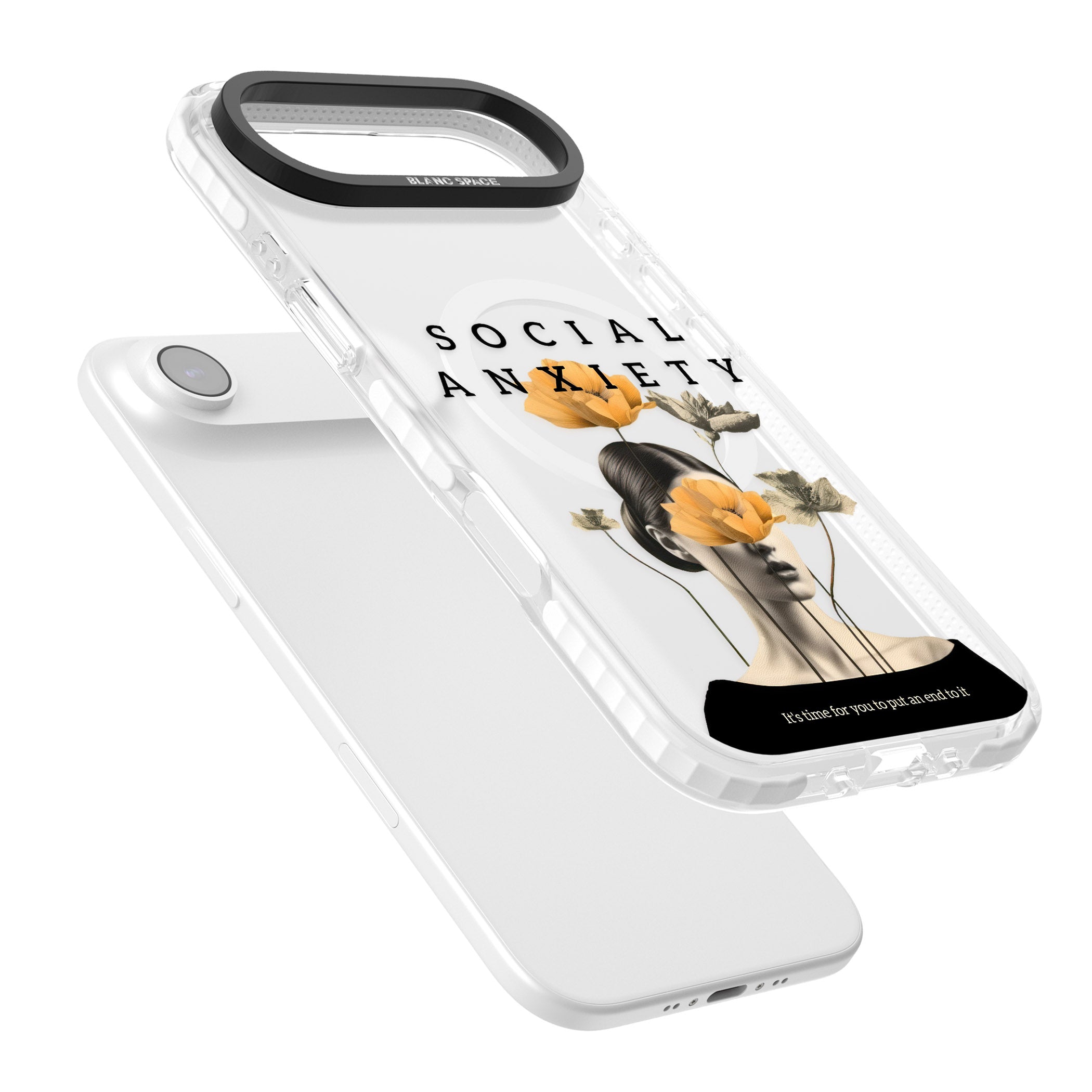 Social Anxiety iPhone 17 Air Impact Pro Clear Phone Case Colours