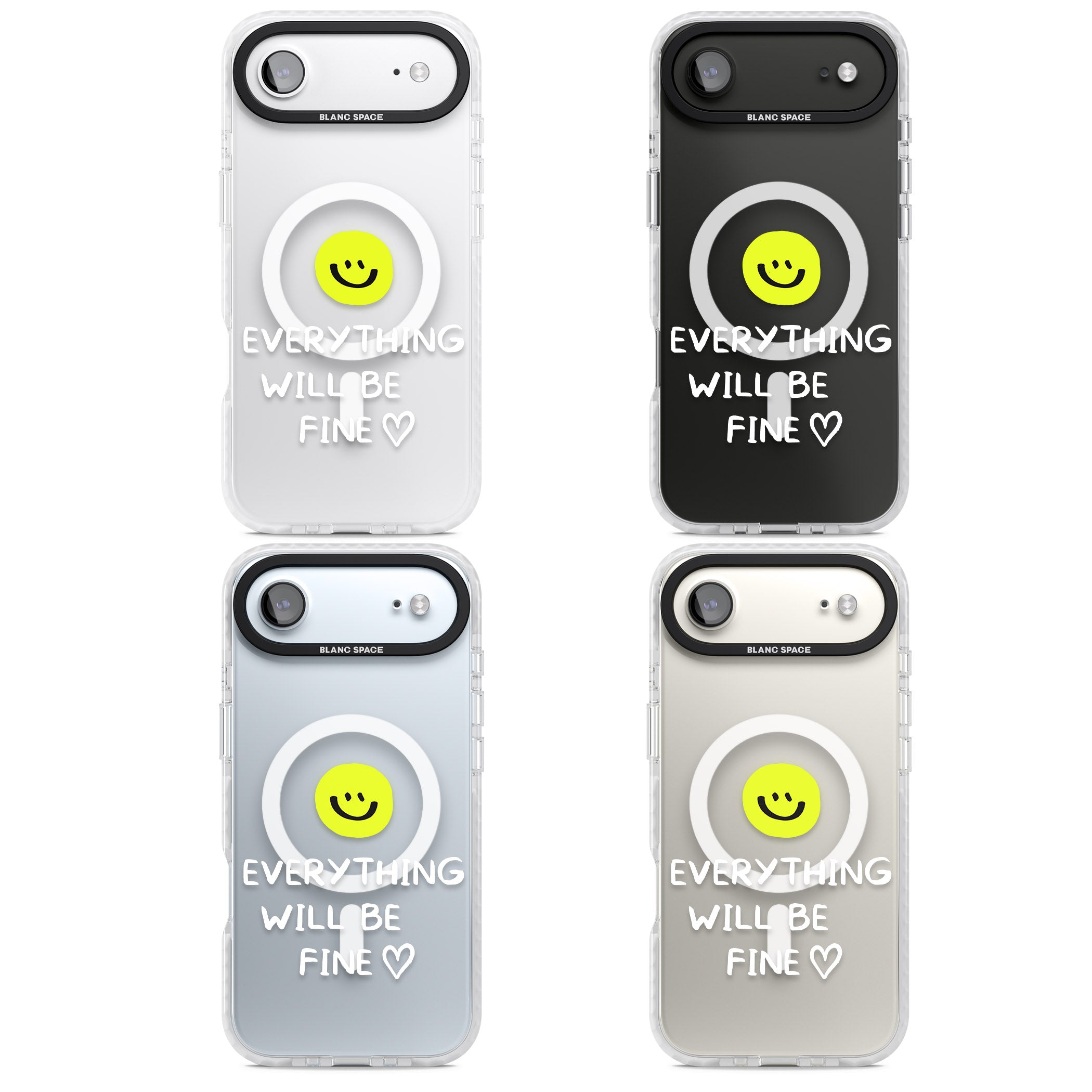 Everything Will Be Fine iPhone 17 Air Impact Pro Clear Phone Case APT Impact Protection