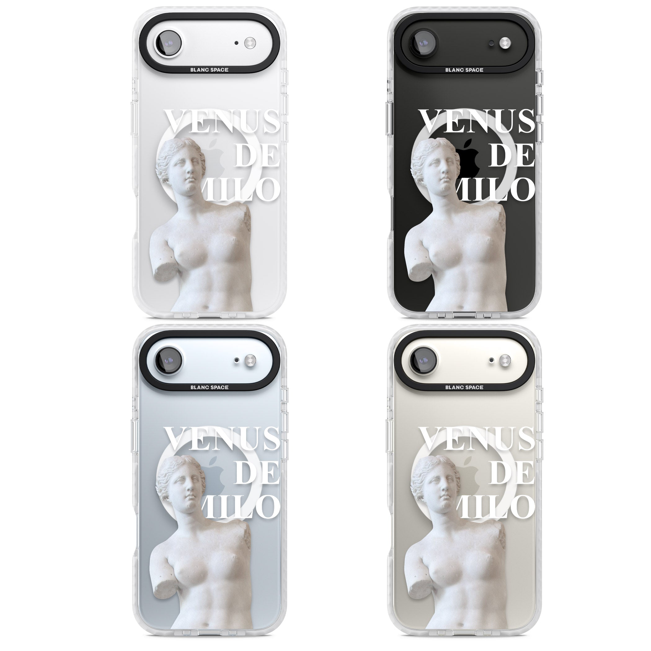 Venus De Milo Cutout iPhone 17 Air Impact Pro Clear Phone Case APT Impact Protection