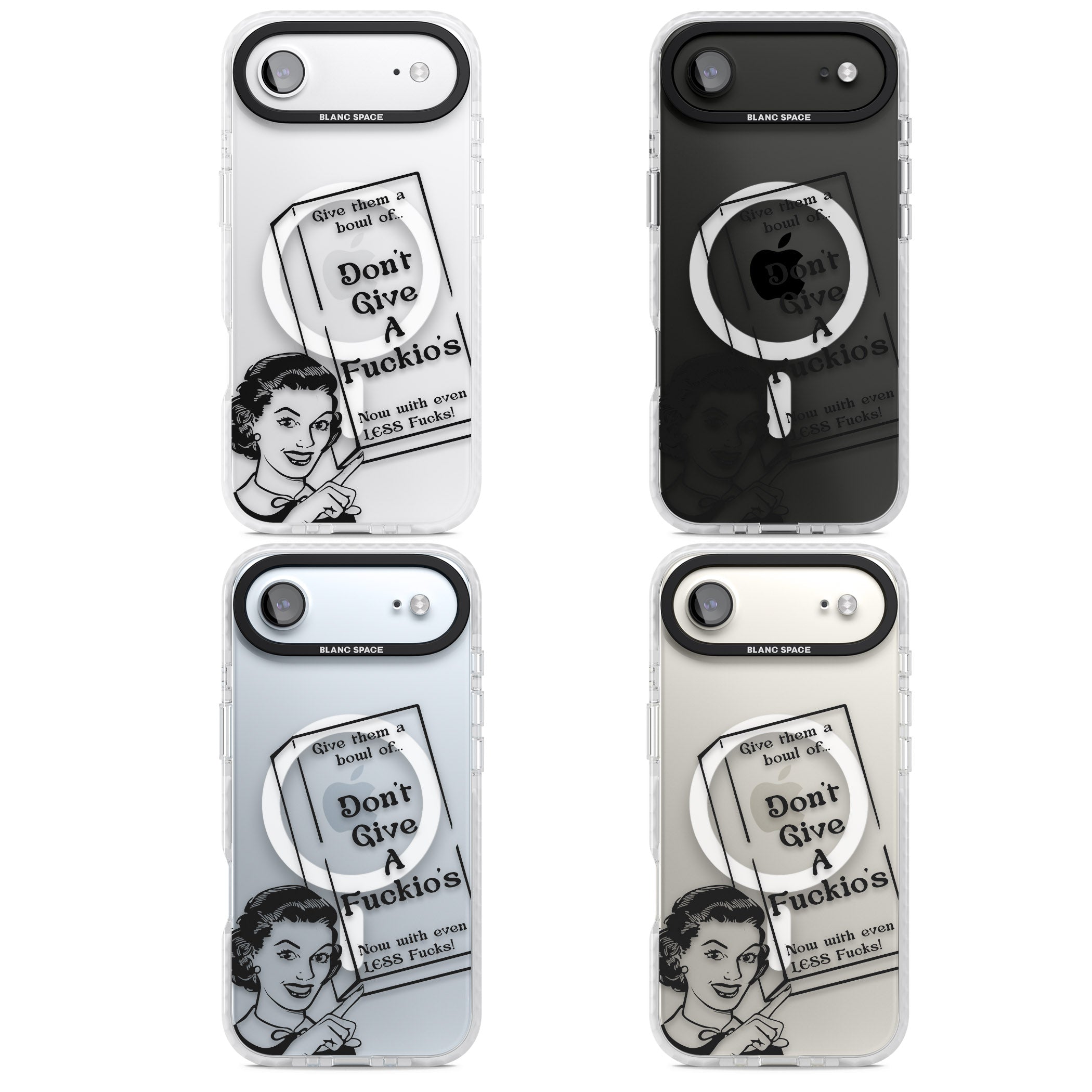 Dont Give A F Ckios Cereal iPhone 17 Air Impact Pro Clear Phone Case APT Impact Protection