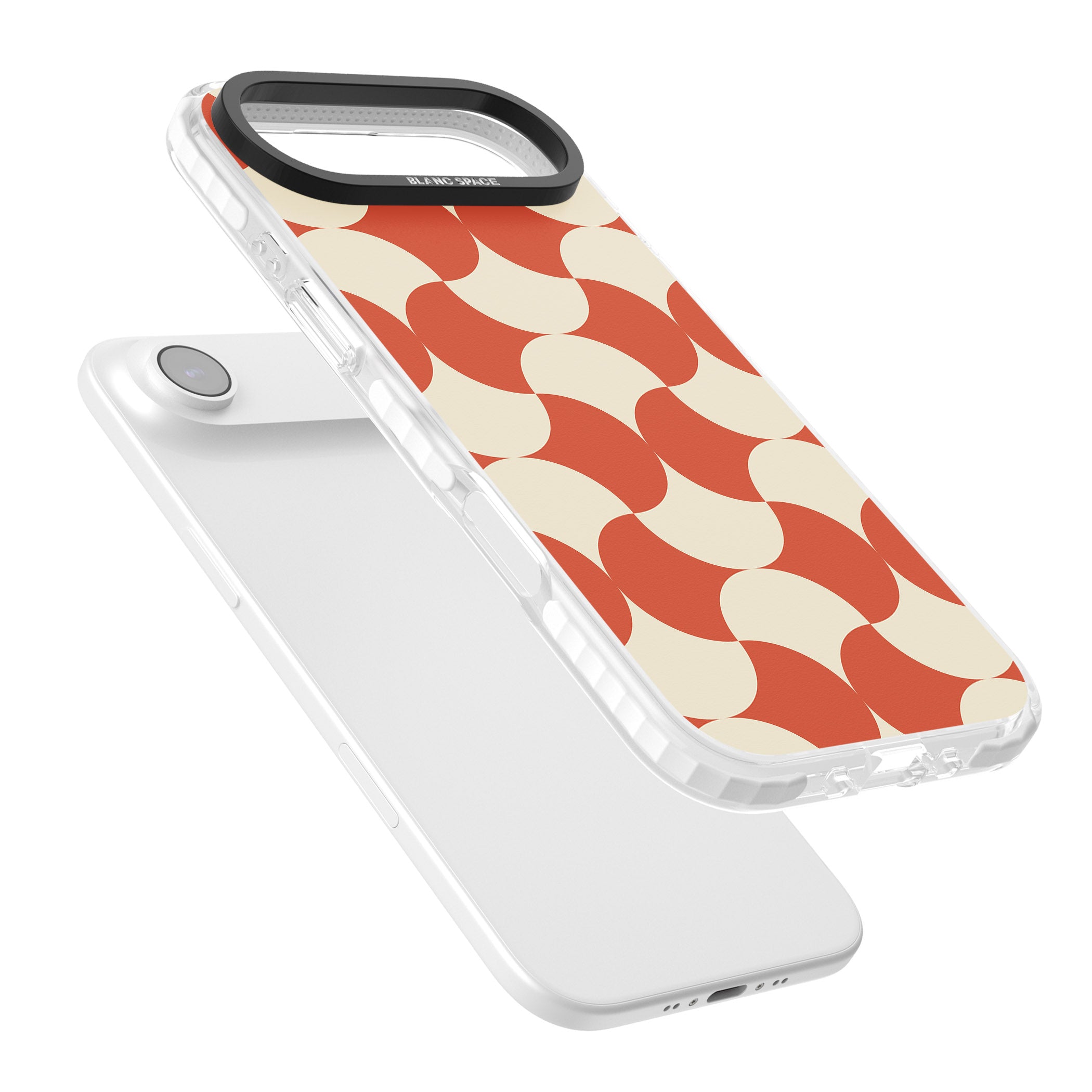 Abstract Retro Shapes iPhone 17 Air Impact Pro Clear Phone Case Colours