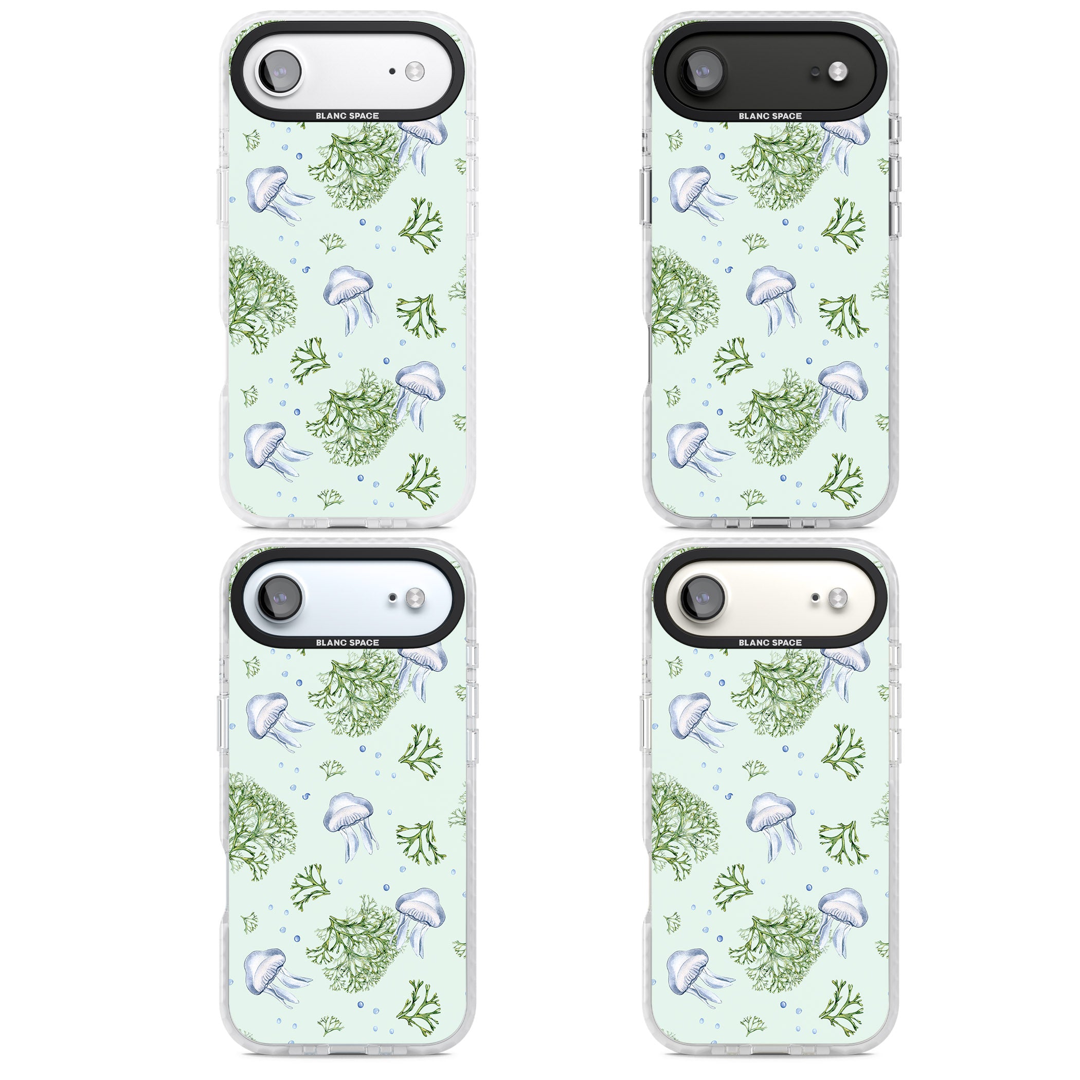 Jellyfish & Seaweed iPhone 17 Air Impact Pro Clear Phone Case APT Impact Protection