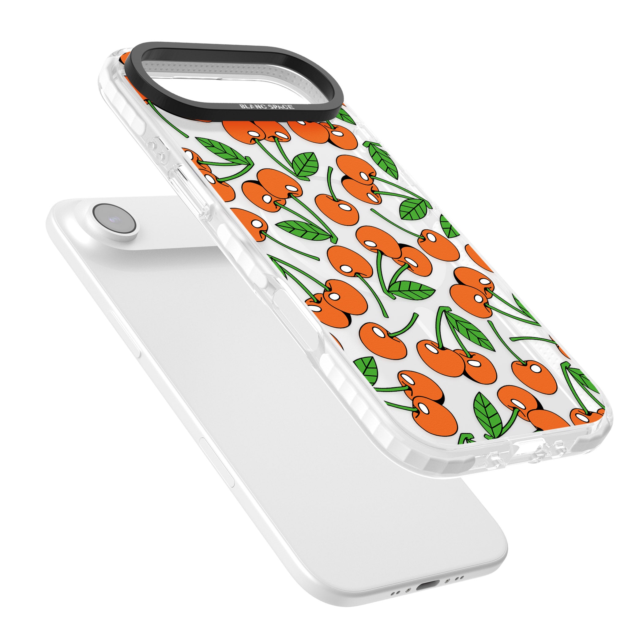 Orchard Fresh Cherries iPhone 17 Air Impact Pro Clear Phone Case Colours