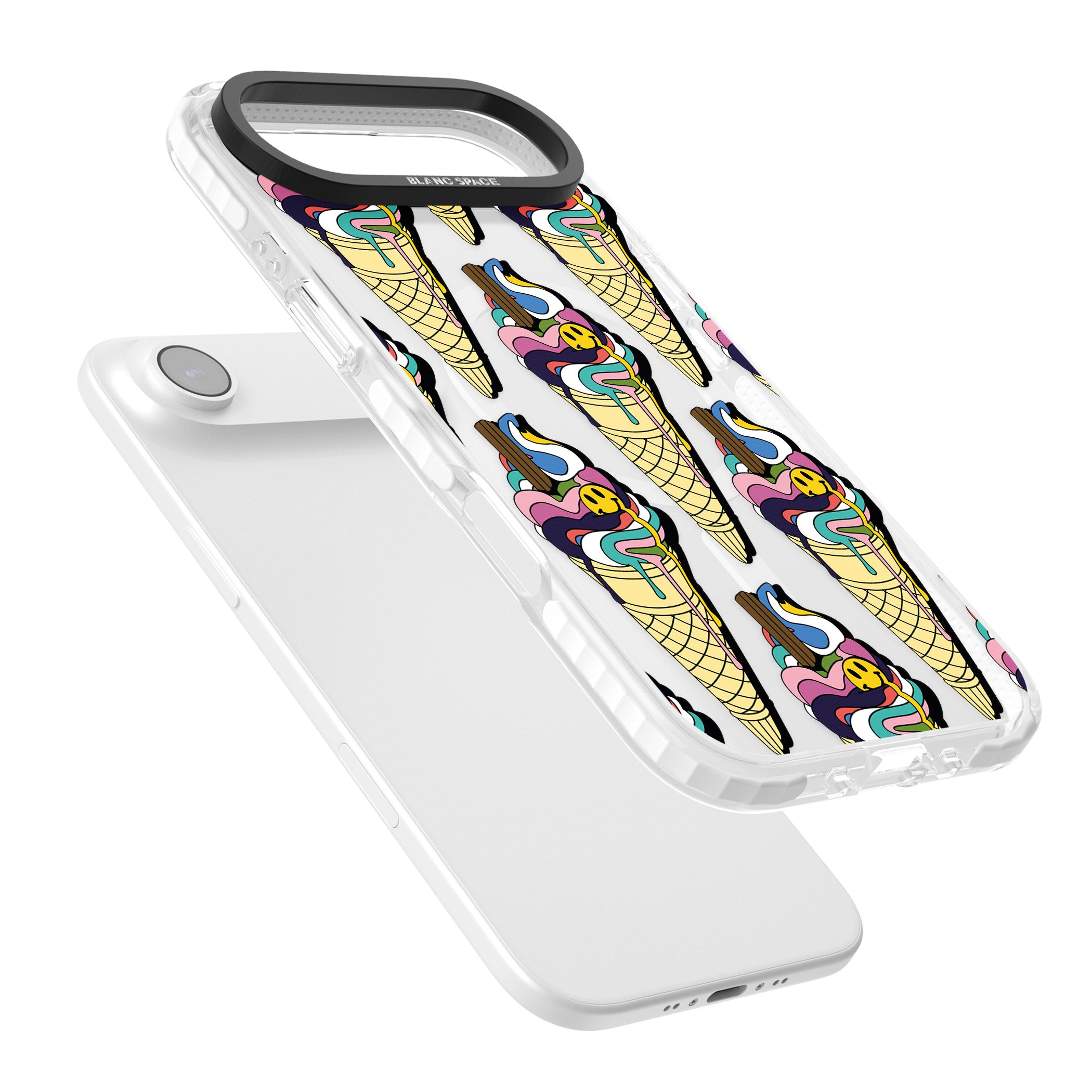 Trip & Drip Ice Cream iPhone 17 Air Impact Pro Clear Phone Case Colours