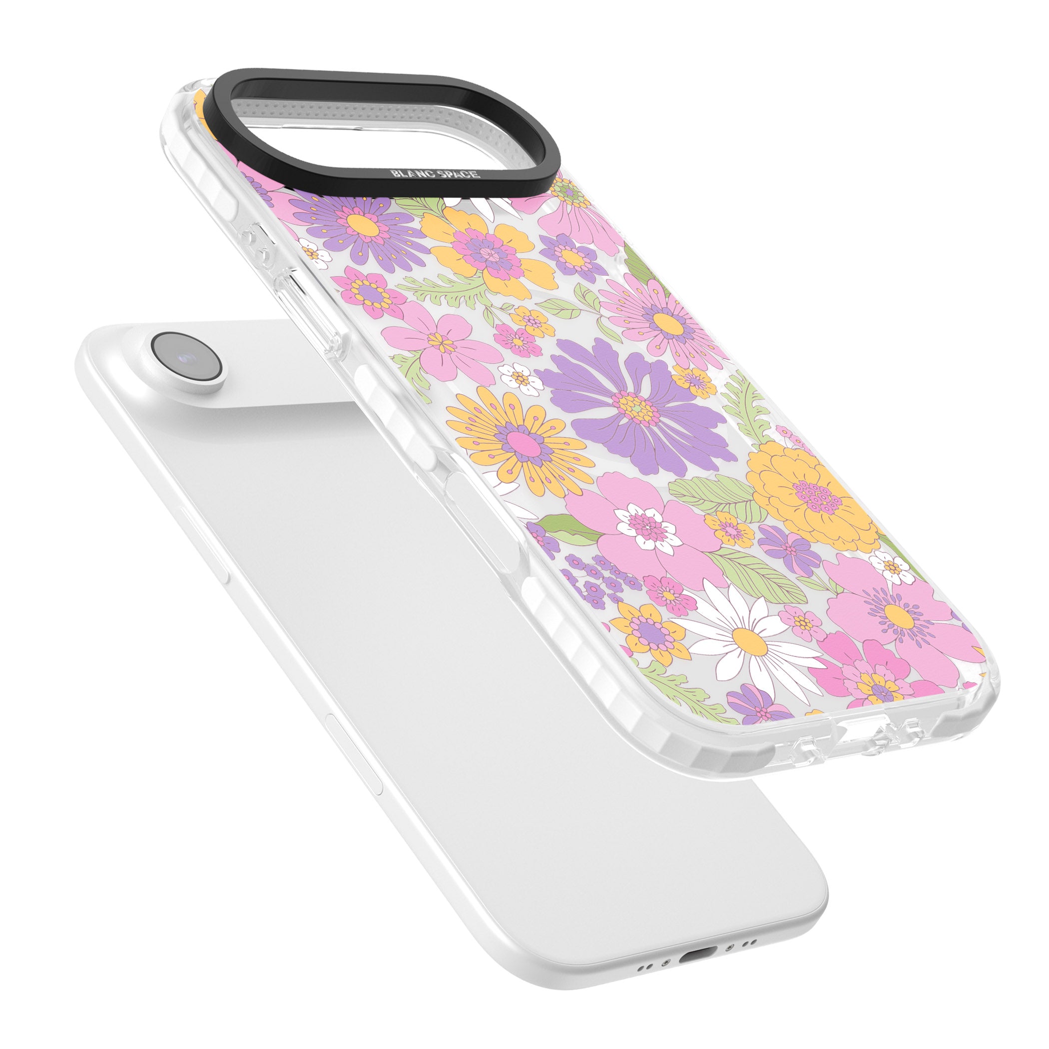 Soft Flower Mix iPhone 17 Air Impact Pro Clear Phone Case Colours