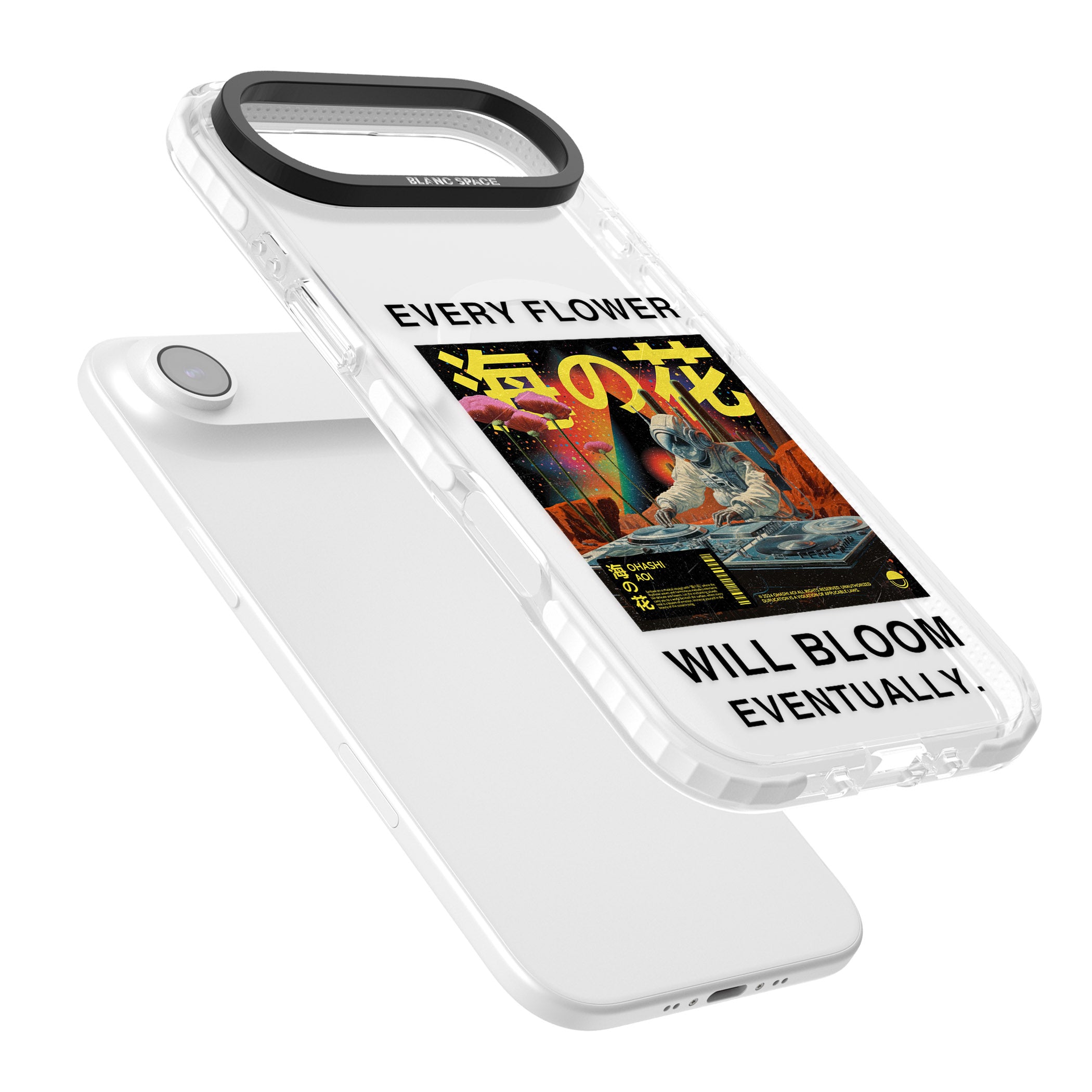 Every Flower Will Bloom Eventually iPhone 17 Air Impact Pro Clear Phone Case Colours