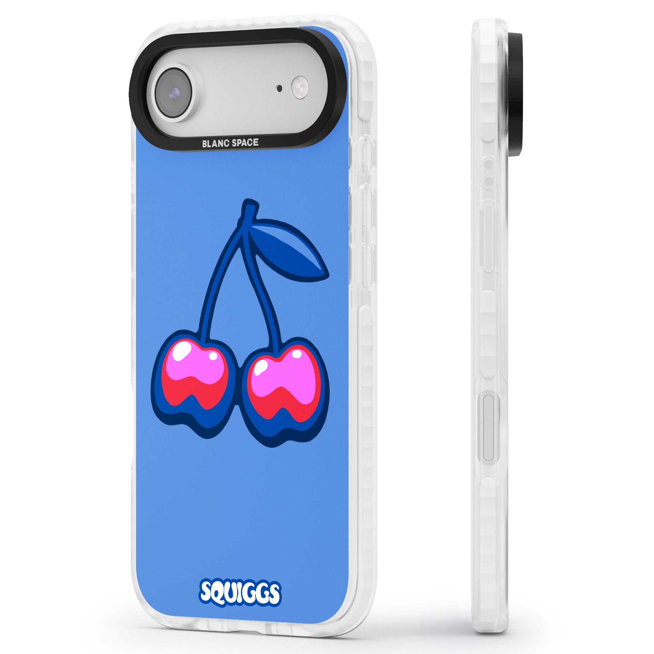 Cherry Bomb iPhone 17 Air Impact Pro Clear Phone Case Side Profile