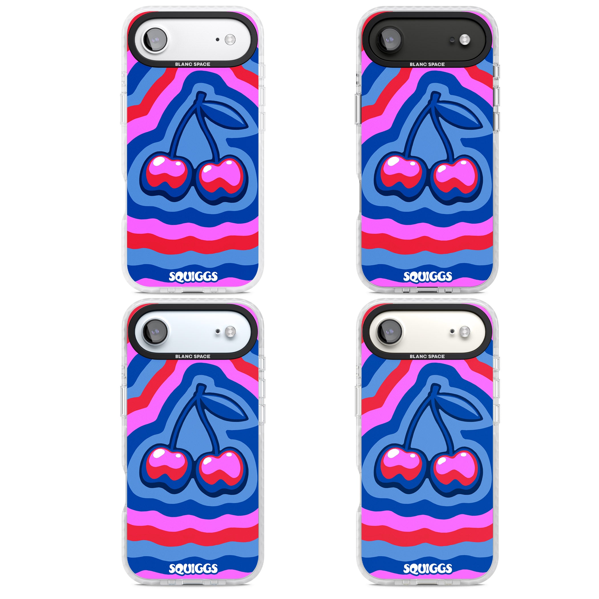 Cherry Rainbow iPhone 17 Air Impact Pro Clear Phone Case APT Impact Protection