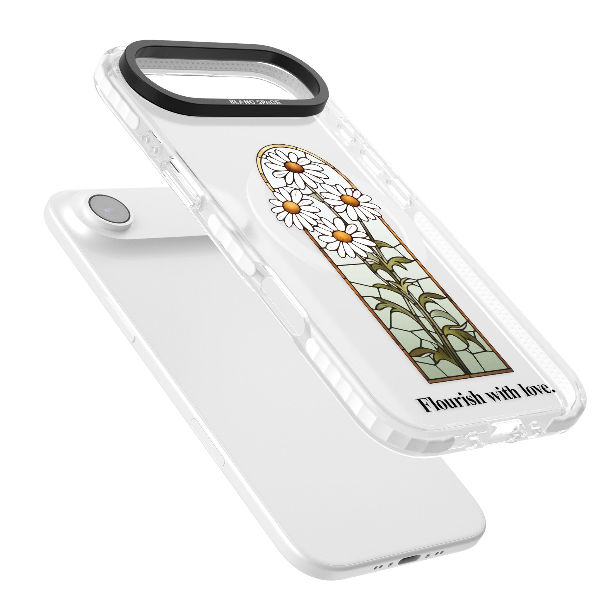 Flourish With Love iPhone 17 Air Impact Pro Clear Phone Case Colours