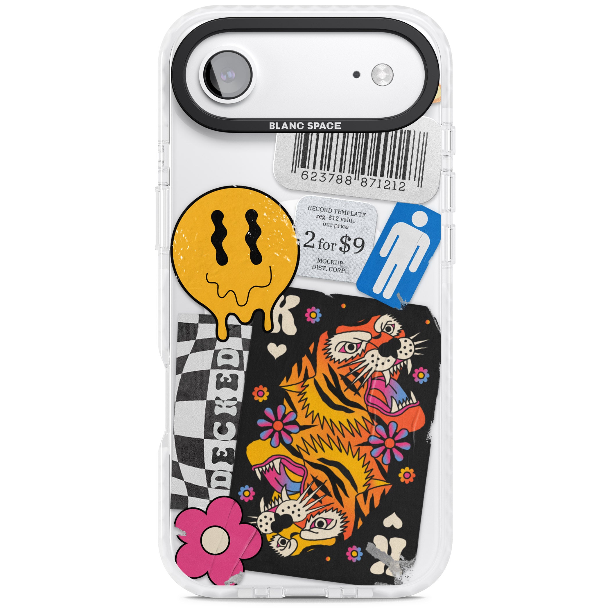 Electric Vibes iPhone 17 Air Impact Pro Clear Phone Case