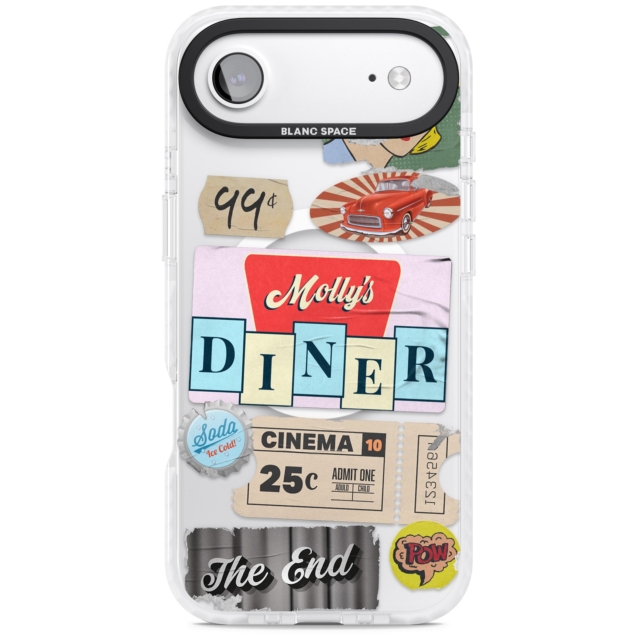 Nifty Fifties Swing iPhone 17 Air Impact Pro Clear Phone Case