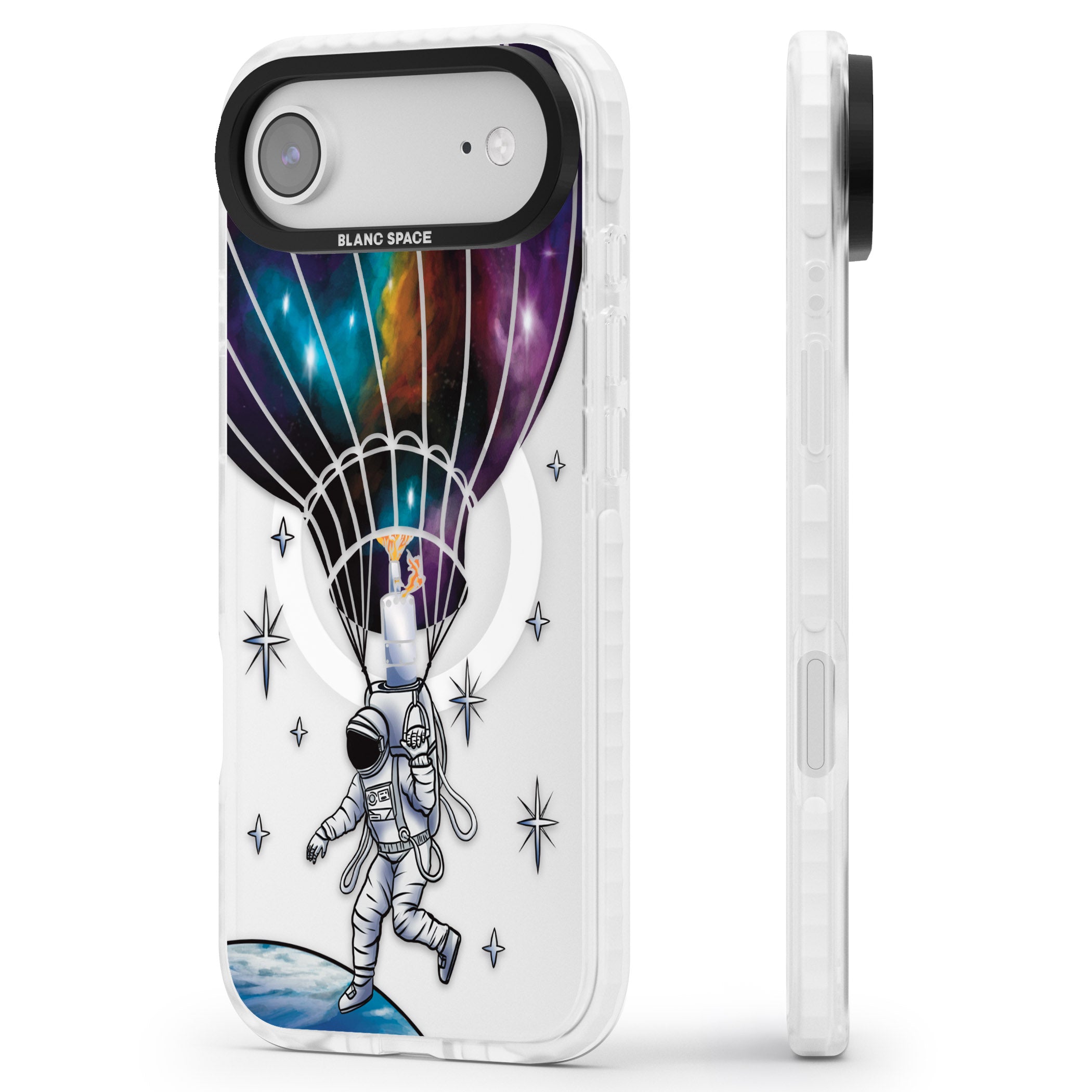 Solo Odyssey iPhone 17 Air Impact Pro Clear Phone Case Side Profile