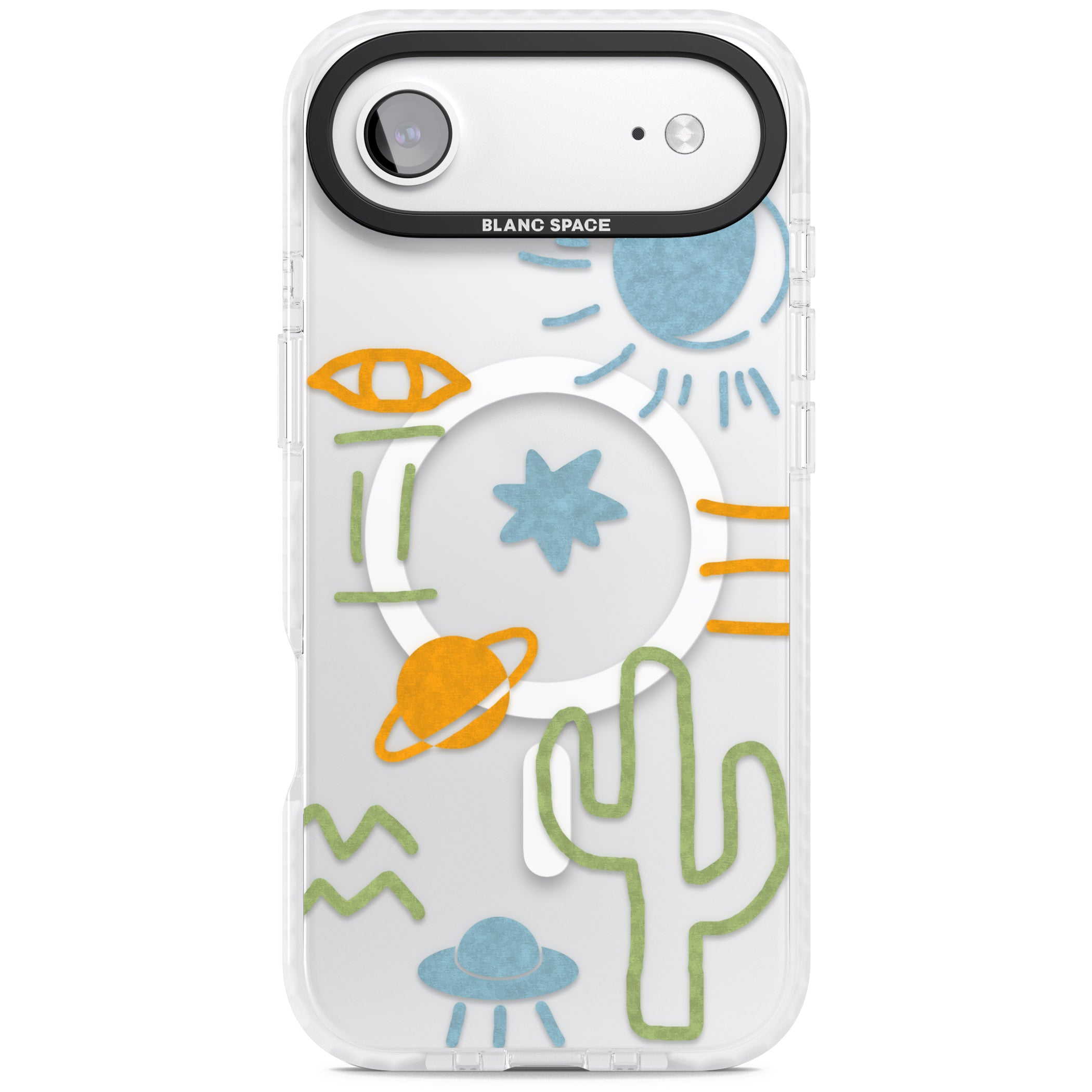 Summer Heat iPhone 17 Air Impact Pro Clear Phone Case