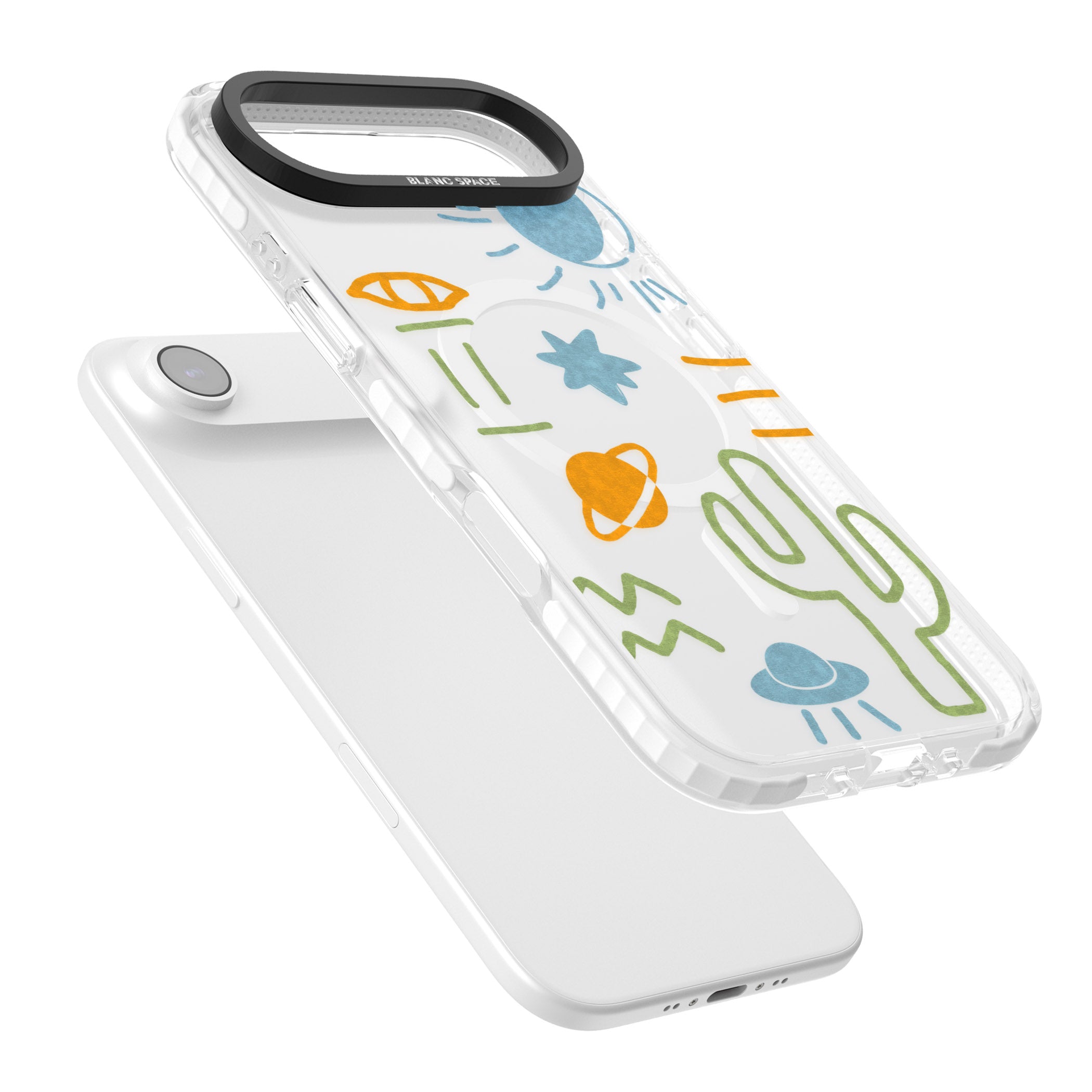 Summer Heat iPhone 17 Air Impact Pro Clear Phone Case Colours