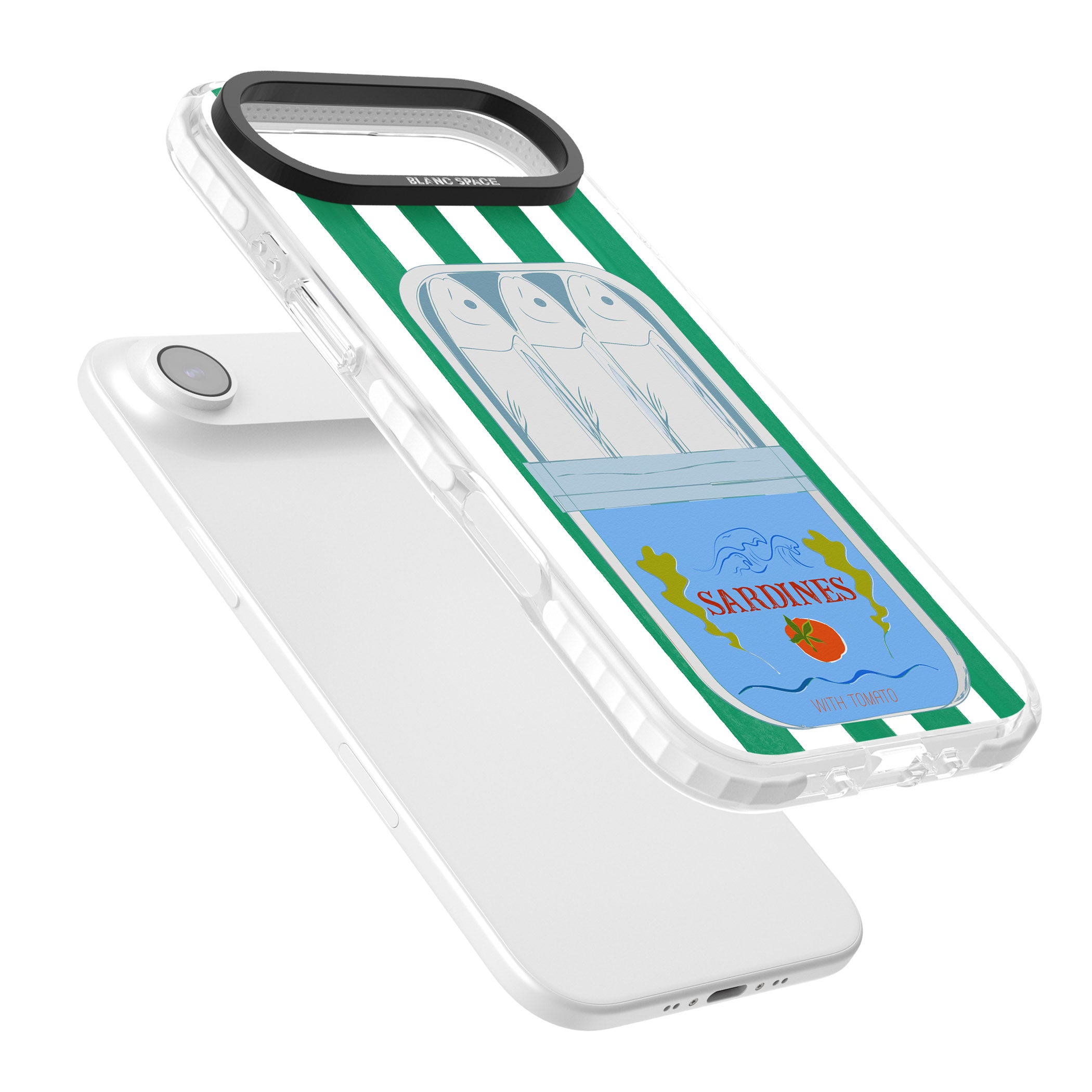 Italian Coastal Sardines iPhone 17 Air Impact Pro Clear Phone Case Colours