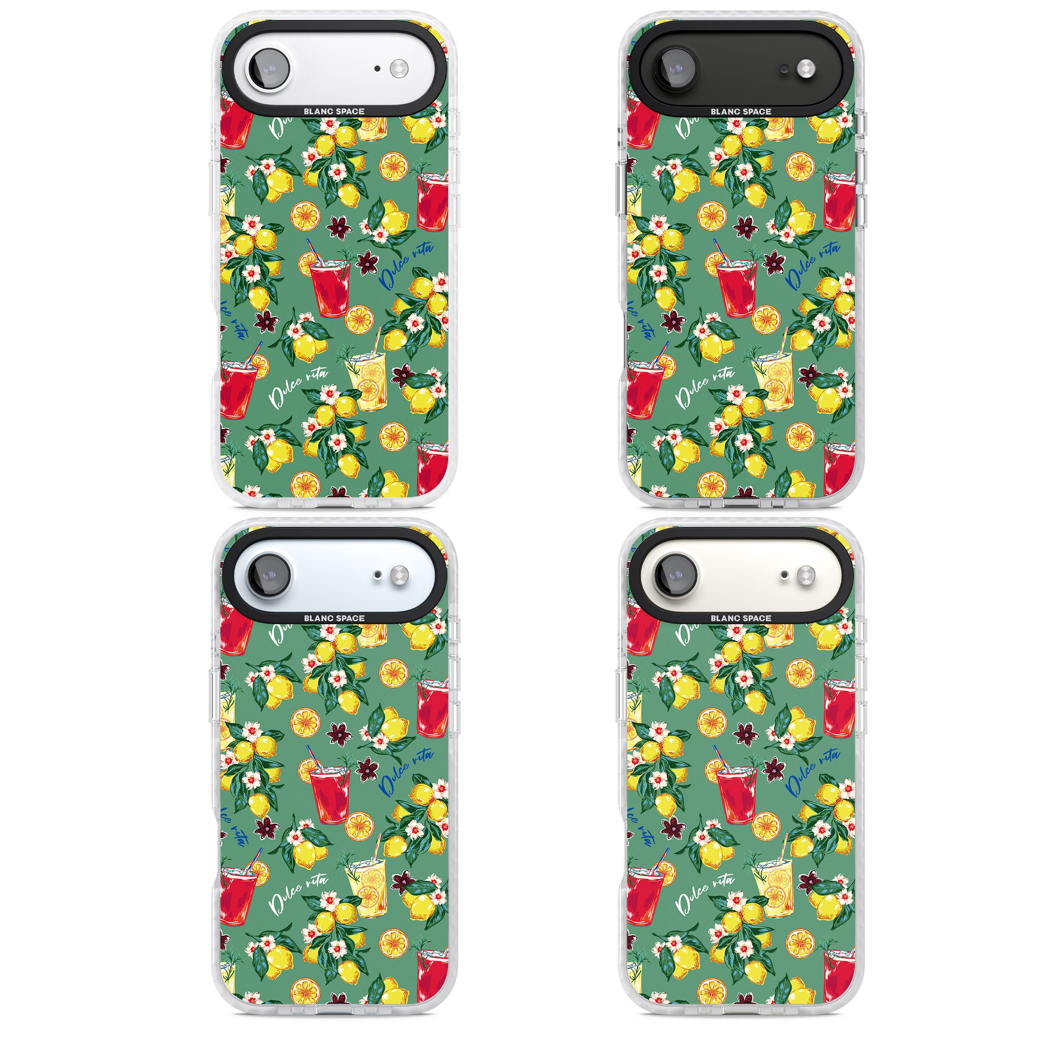 Lemon Cocktails iPhone 17 Air Impact Pro Clear Phone Case APT Impact Protection