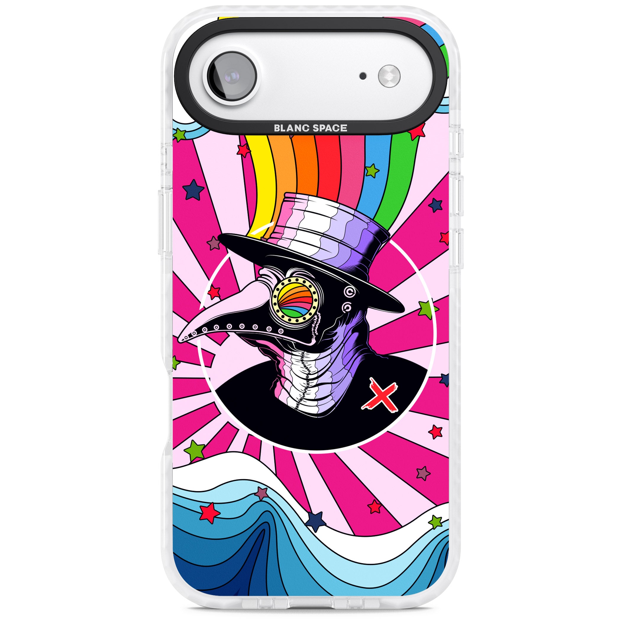 Plague Doctor Passion iPhone 17 Air Impact Pro Clear Phone Case