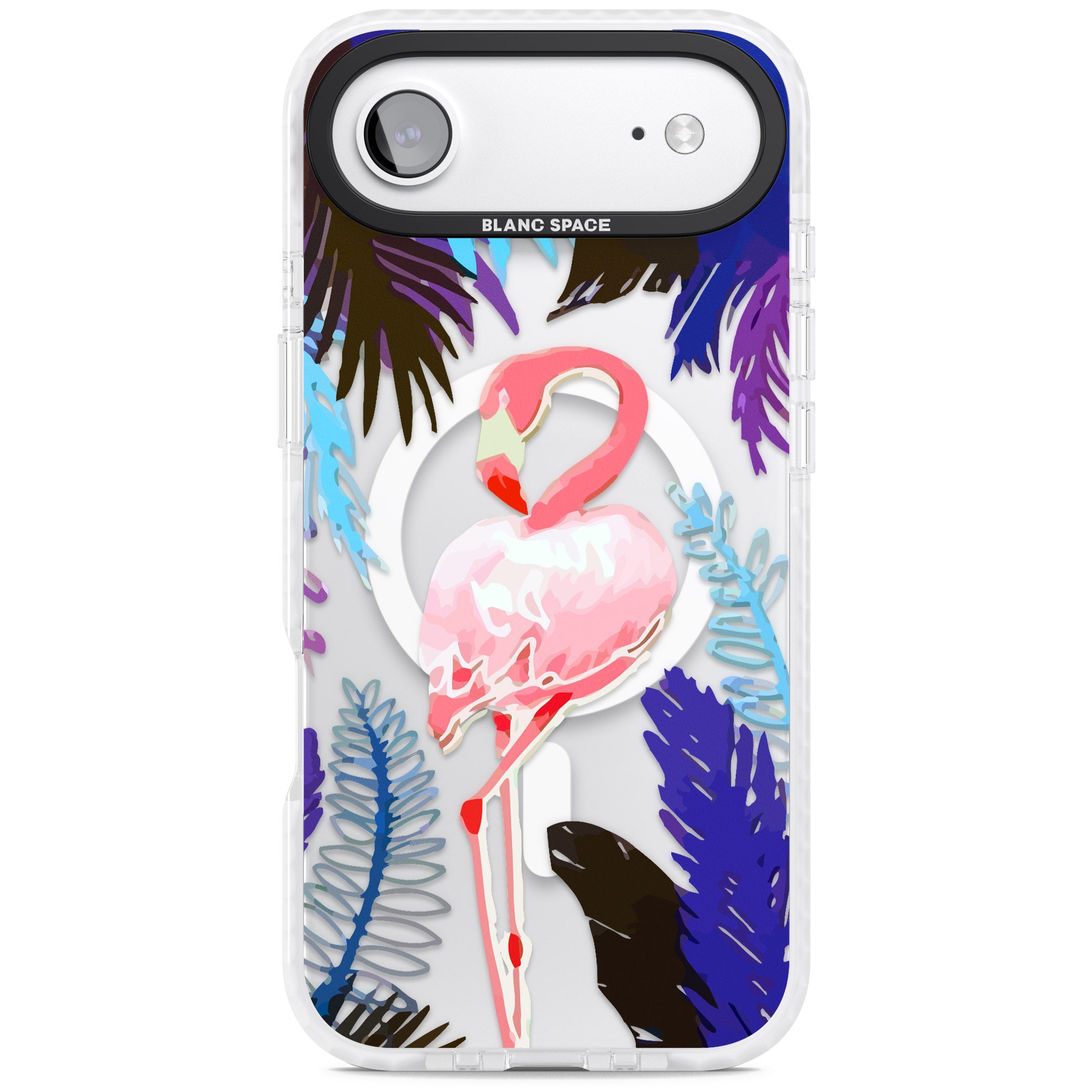Tropical Flamingo iPhone 17 Air Impact Pro Clear Phone Case