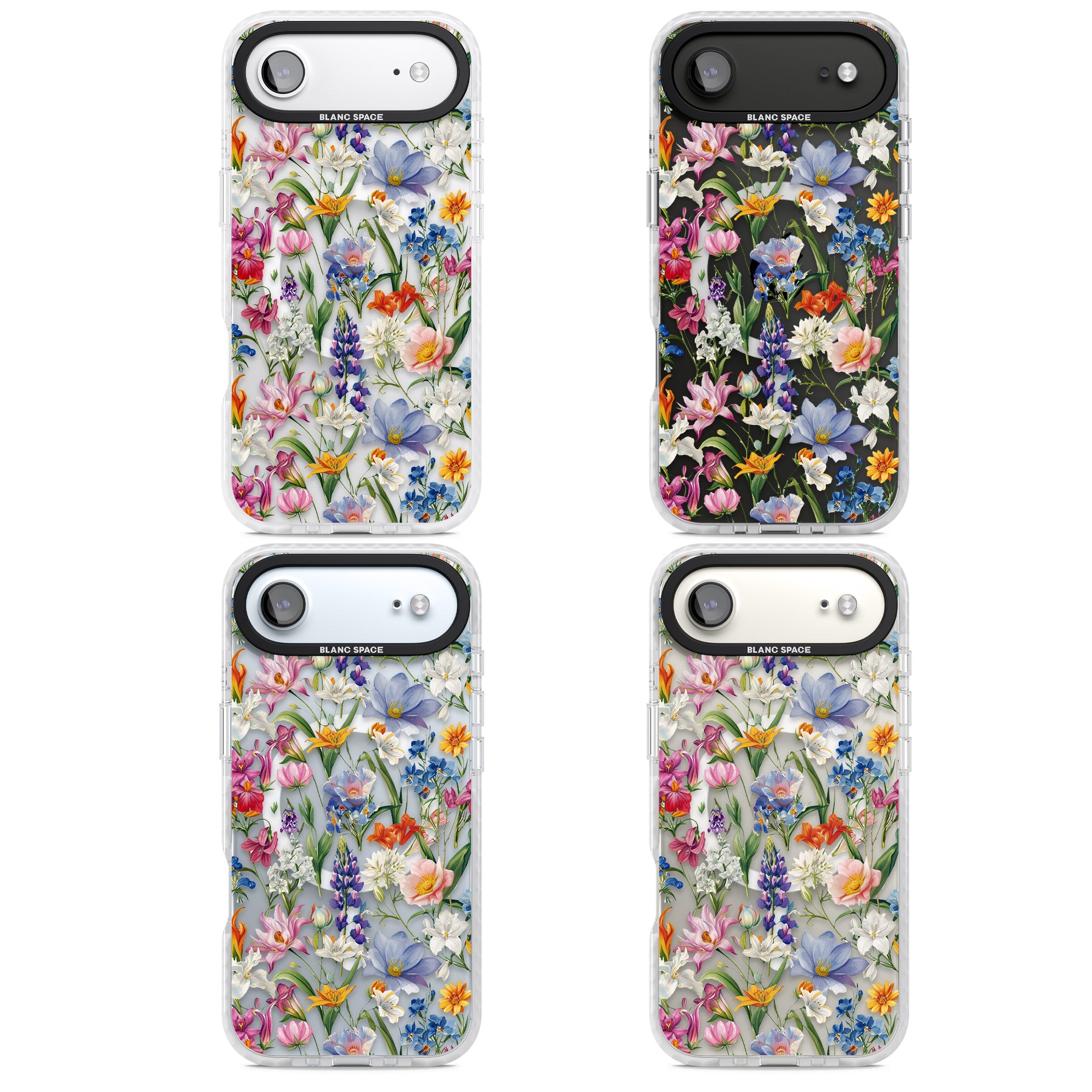 Vintage Wildflowers iPhone 17 Air Impact Pro Clear Phone Case APT Impact Protection