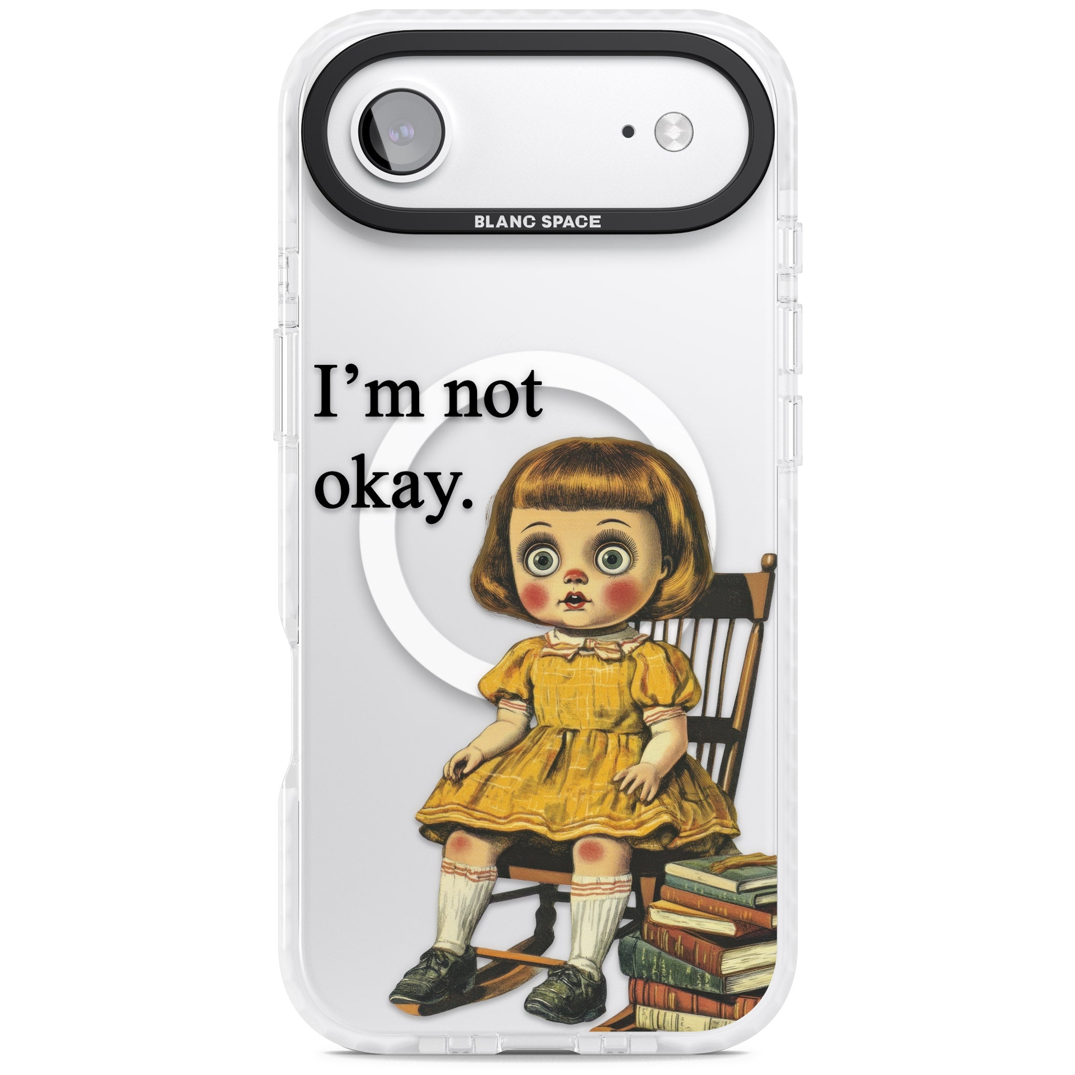 Im Not Okay iPhone 17 Air Impact Pro Clear Phone Case
